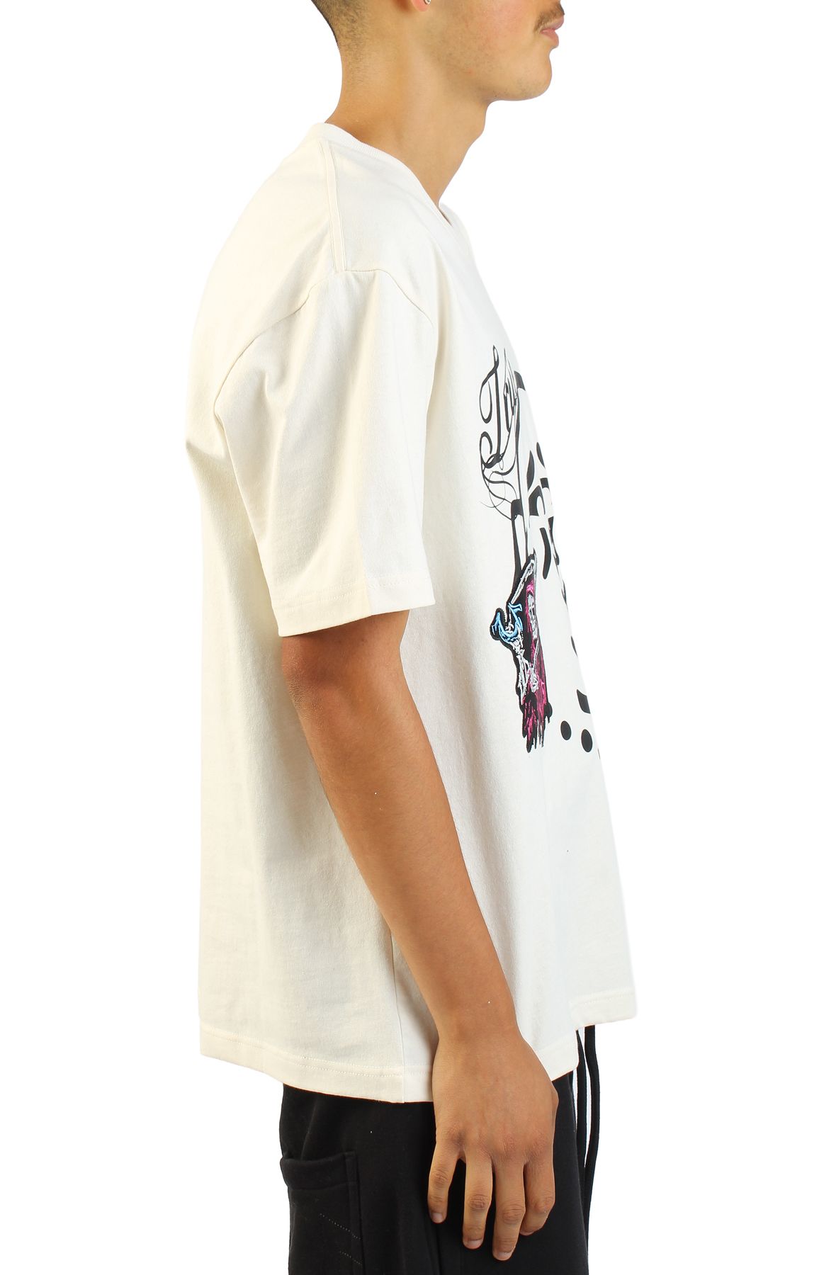 TRUE RELIGION Buddha Heavyweight Face T-Shirt 110345-1702 - Shiekh