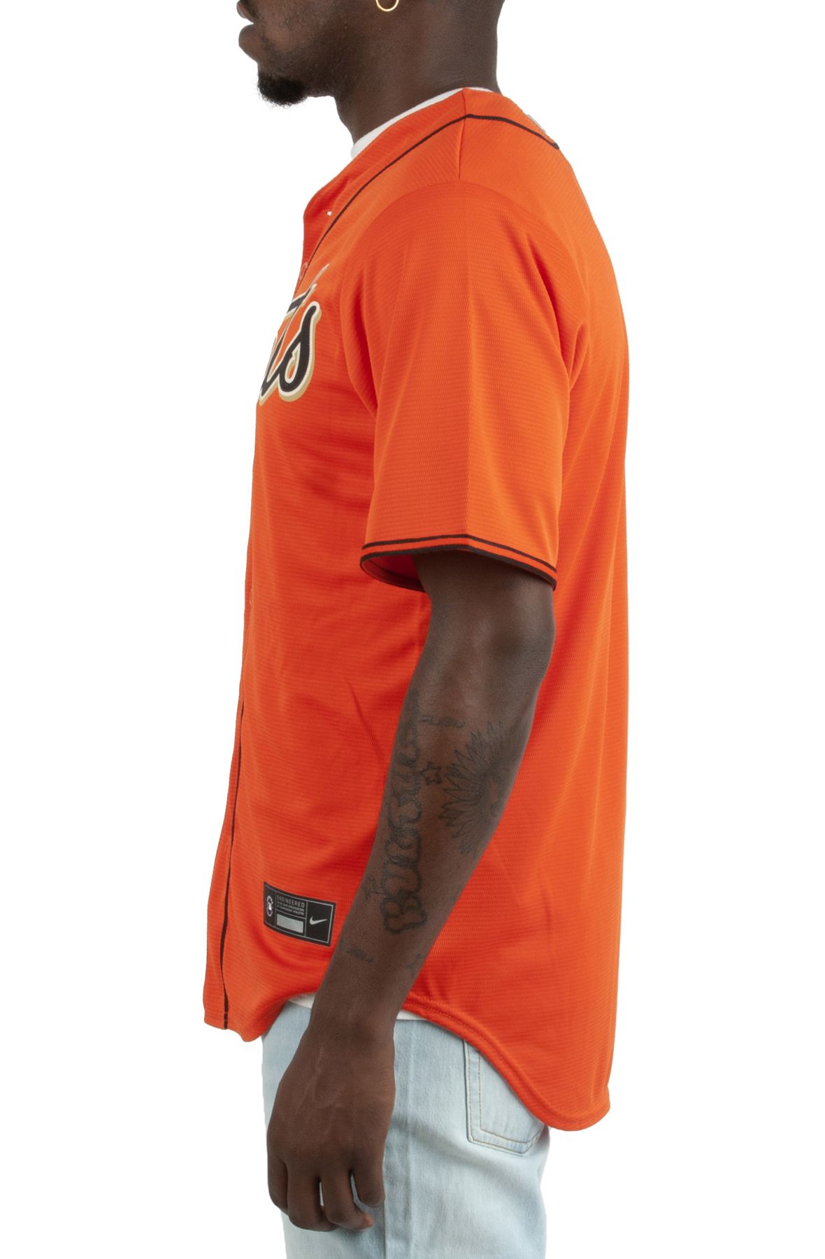 Men's Nike Orange San Francisco Giants Alternate Replica Team Jersey