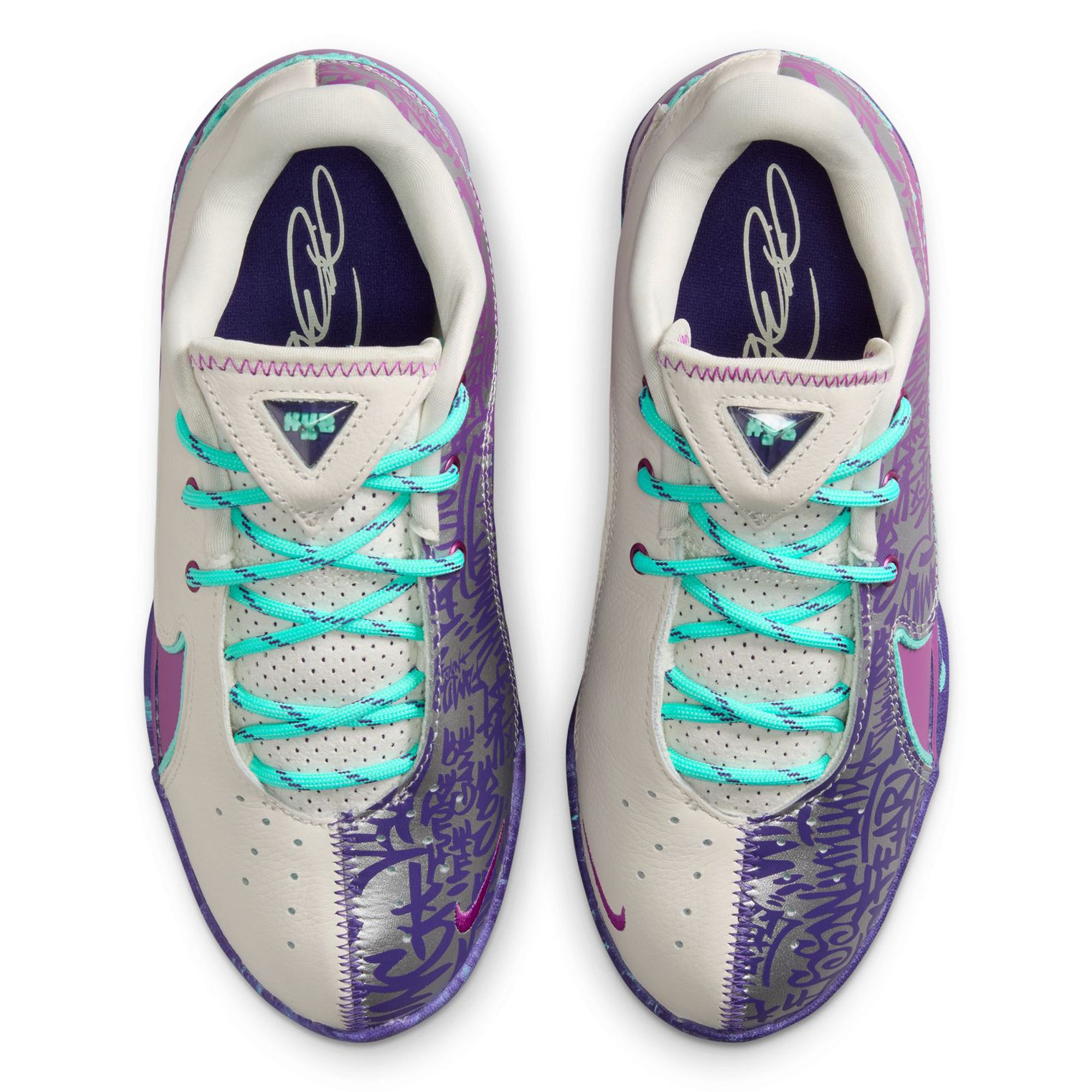 NIKE Grade-School LeBron XXII Phantom/Safety Orange-Lt Orewood Brn