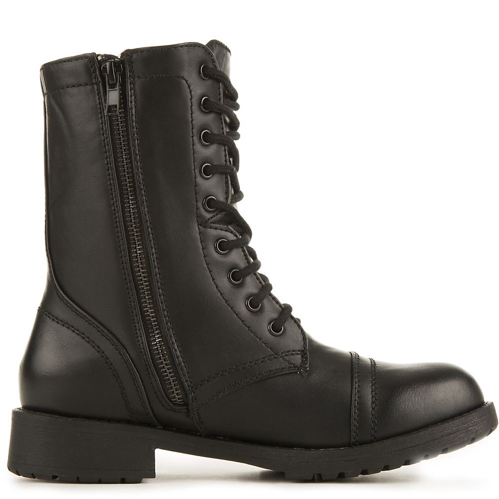 SHIEKH Women's Combat Boot Pk-15 PK-15/BLACK - Shiekh