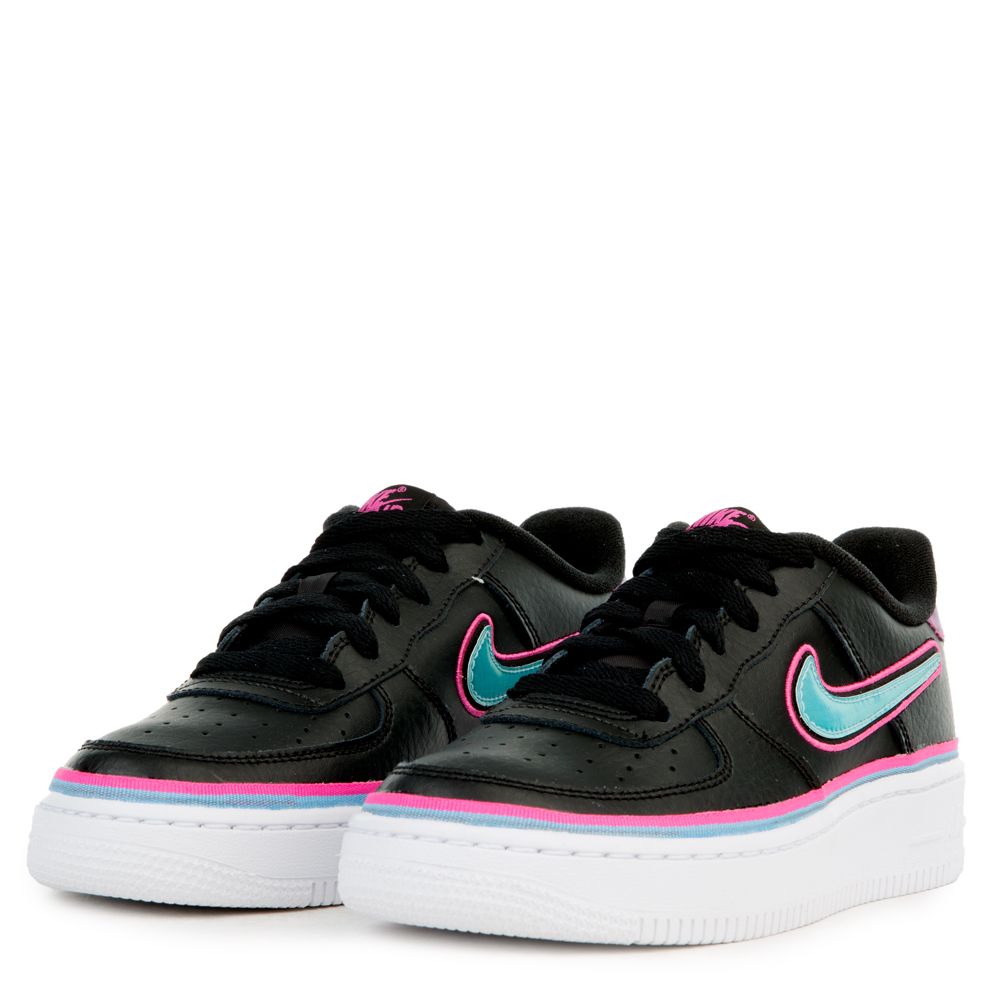 nike air force 1 low sport nba black blue gale laser fuchsia