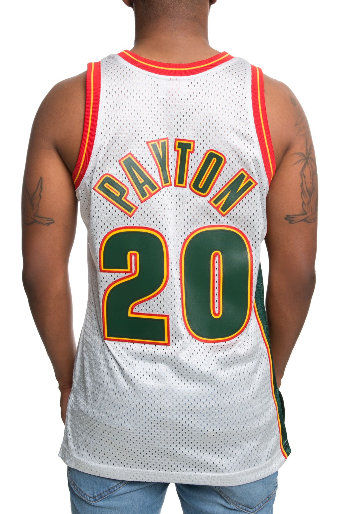 Maillot Mitchell & Ness Seattle Supersonics – Gary Payton 1995-96, Taille 36