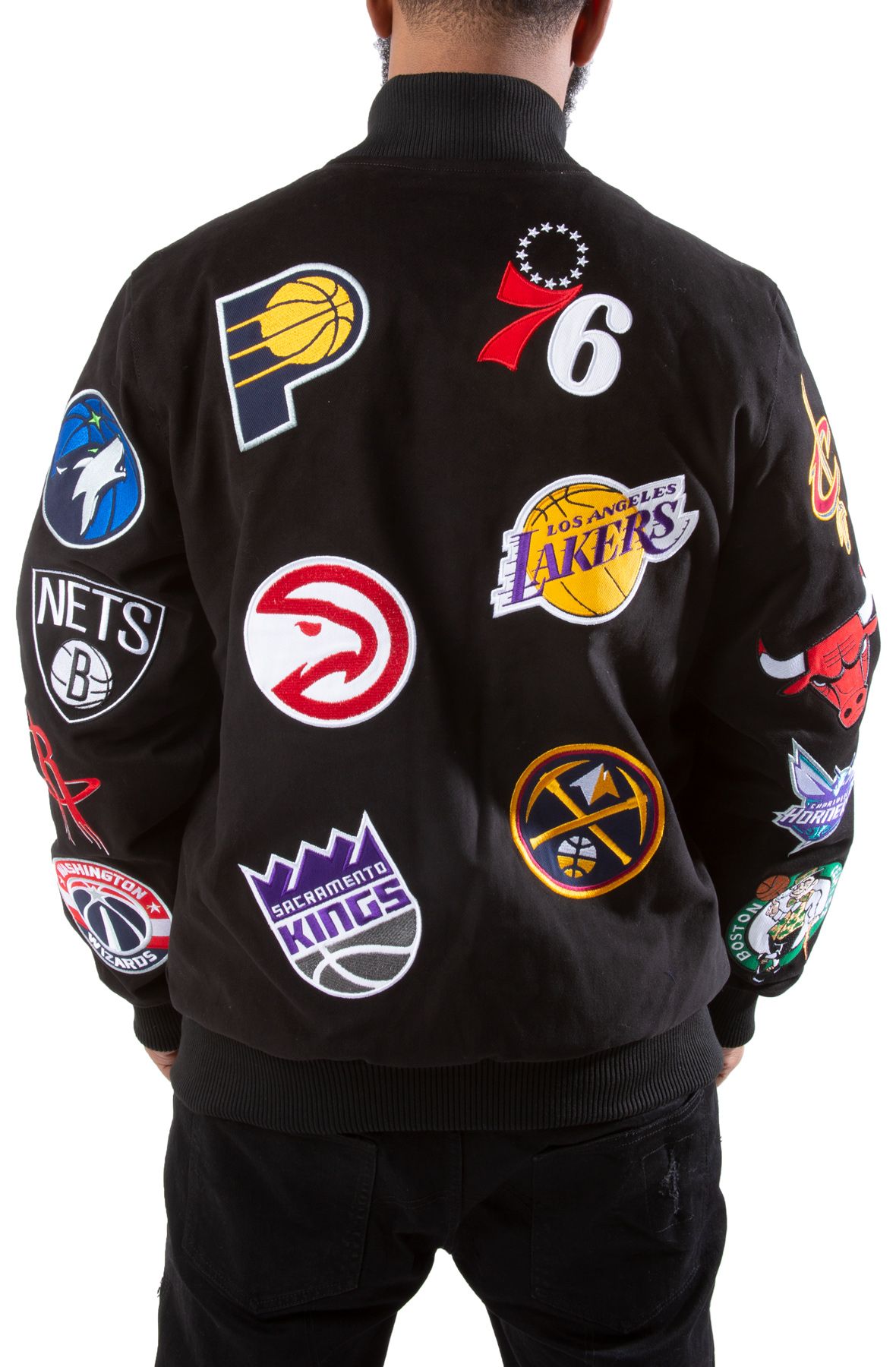 jacket with nba logos