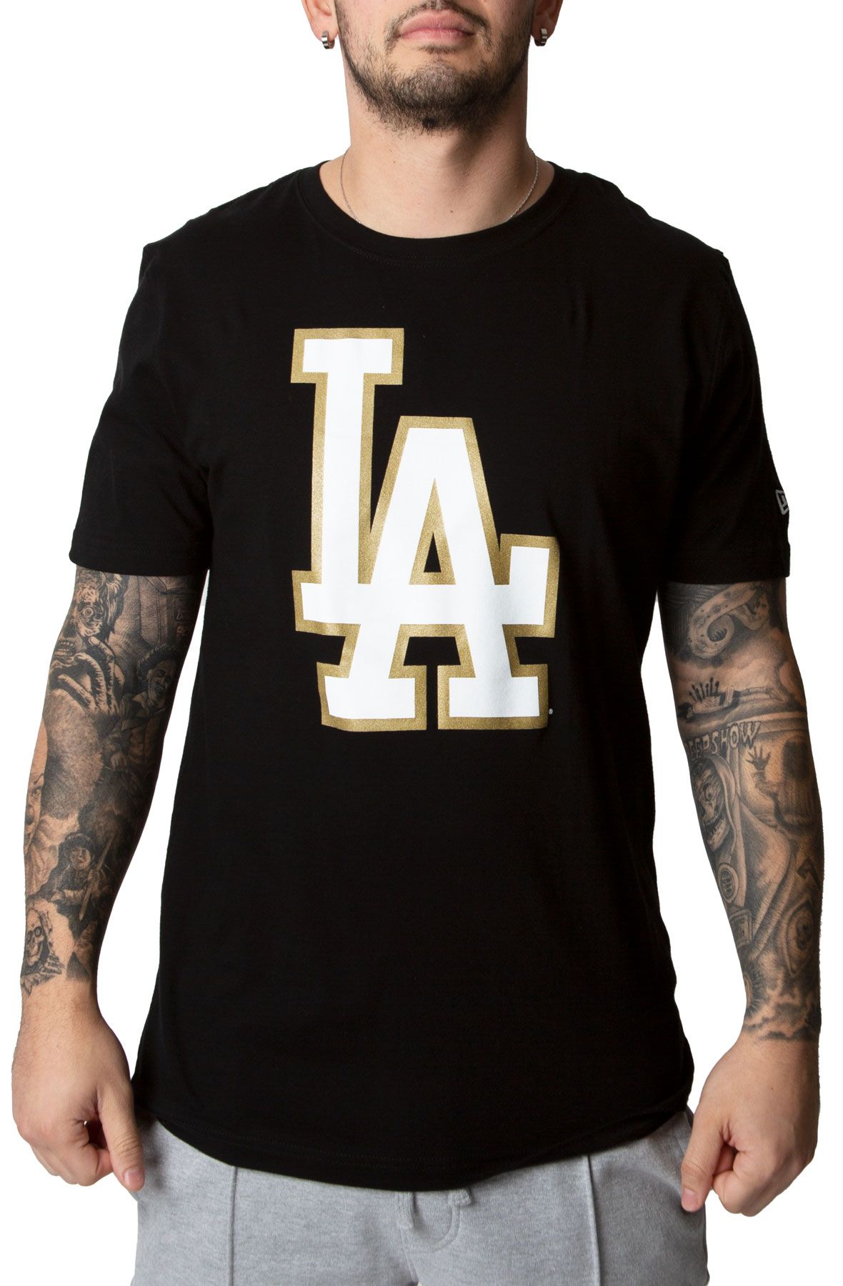 New Era T-Shirt - Los Angels Dodgers - Black/Pink » Kids Fashion