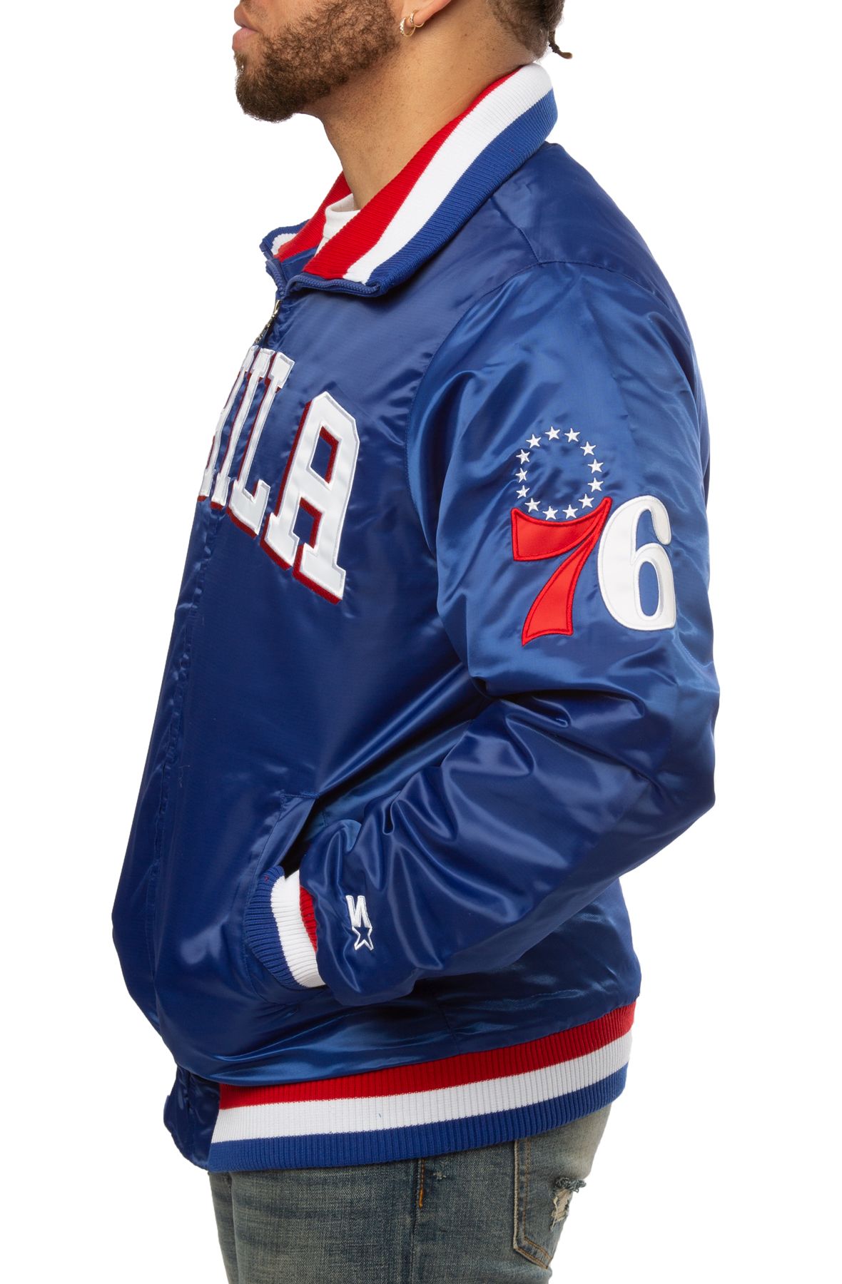 76ers best sale varsity jacket