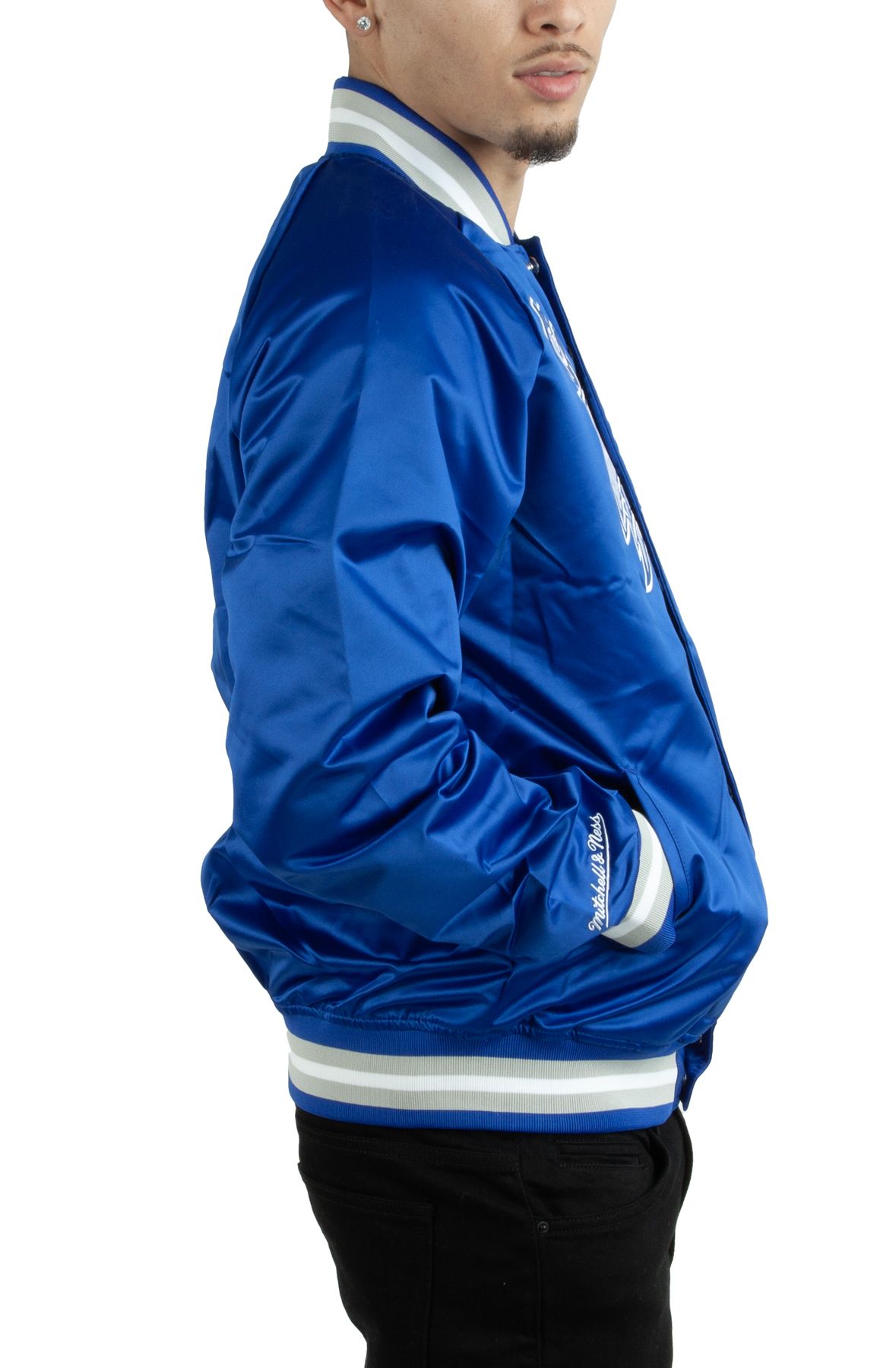 mithell&ness ジャケット MITCHELL AND NESS Hampton University Satin Jacket