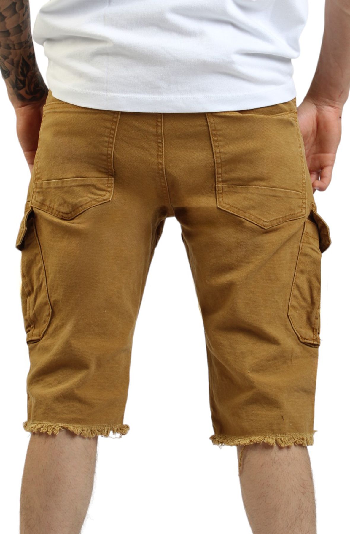 SMOKE RISE Carson Cargo Shorts JS22234-WHE - Shiekh