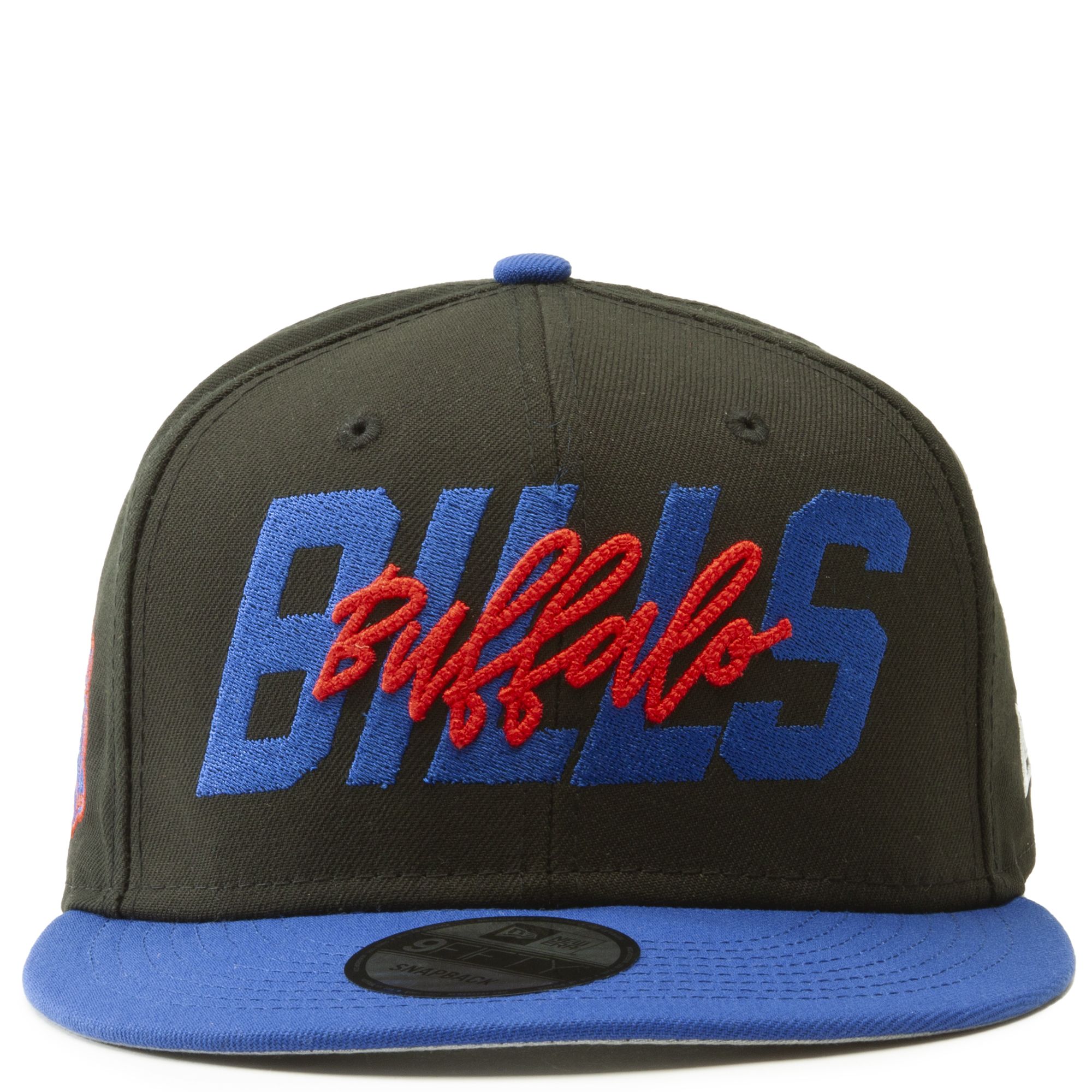 Buffalo Bills Throwback 9FIFTY Snapback Hat, Blue, NFL by New Era