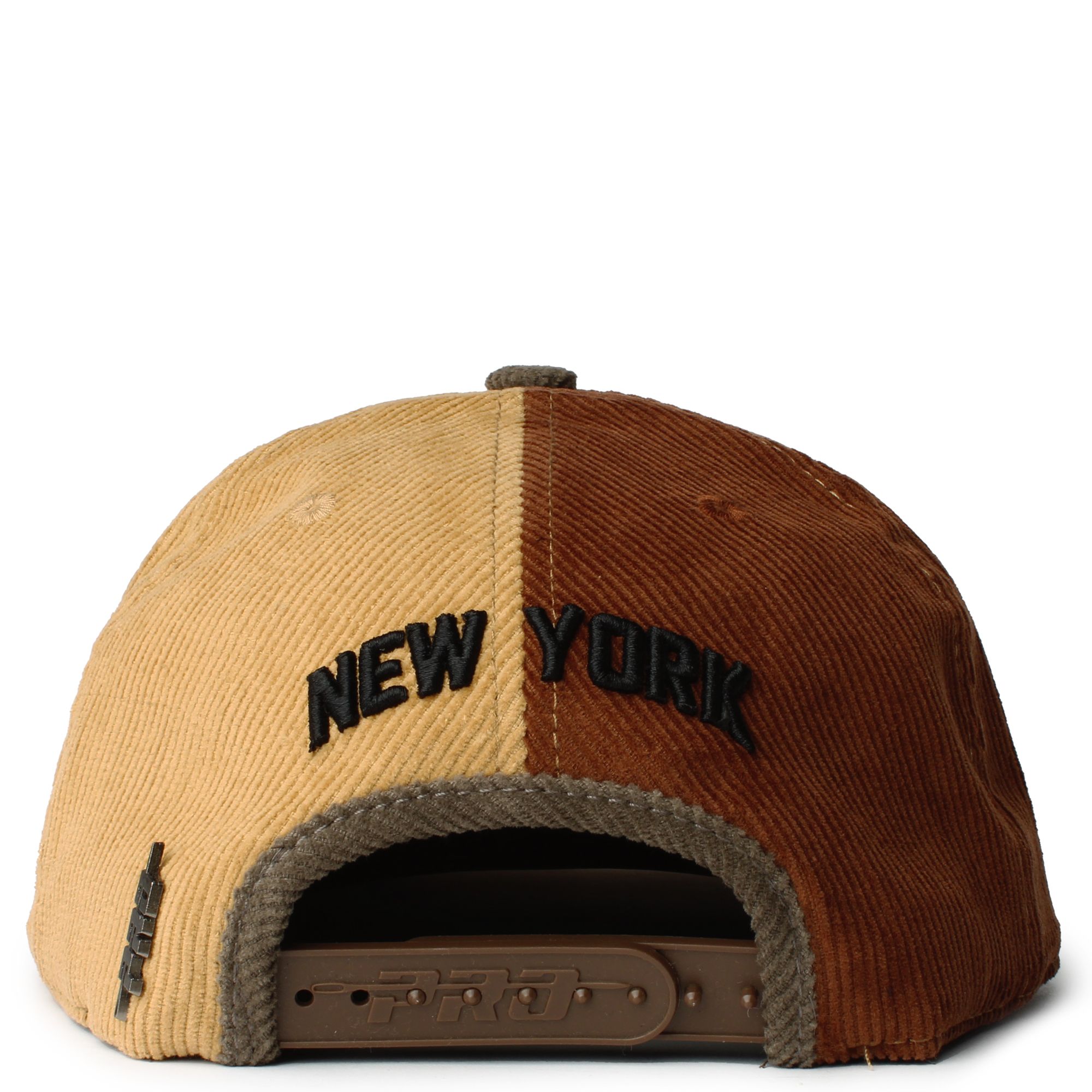 brown yankees fitted hat