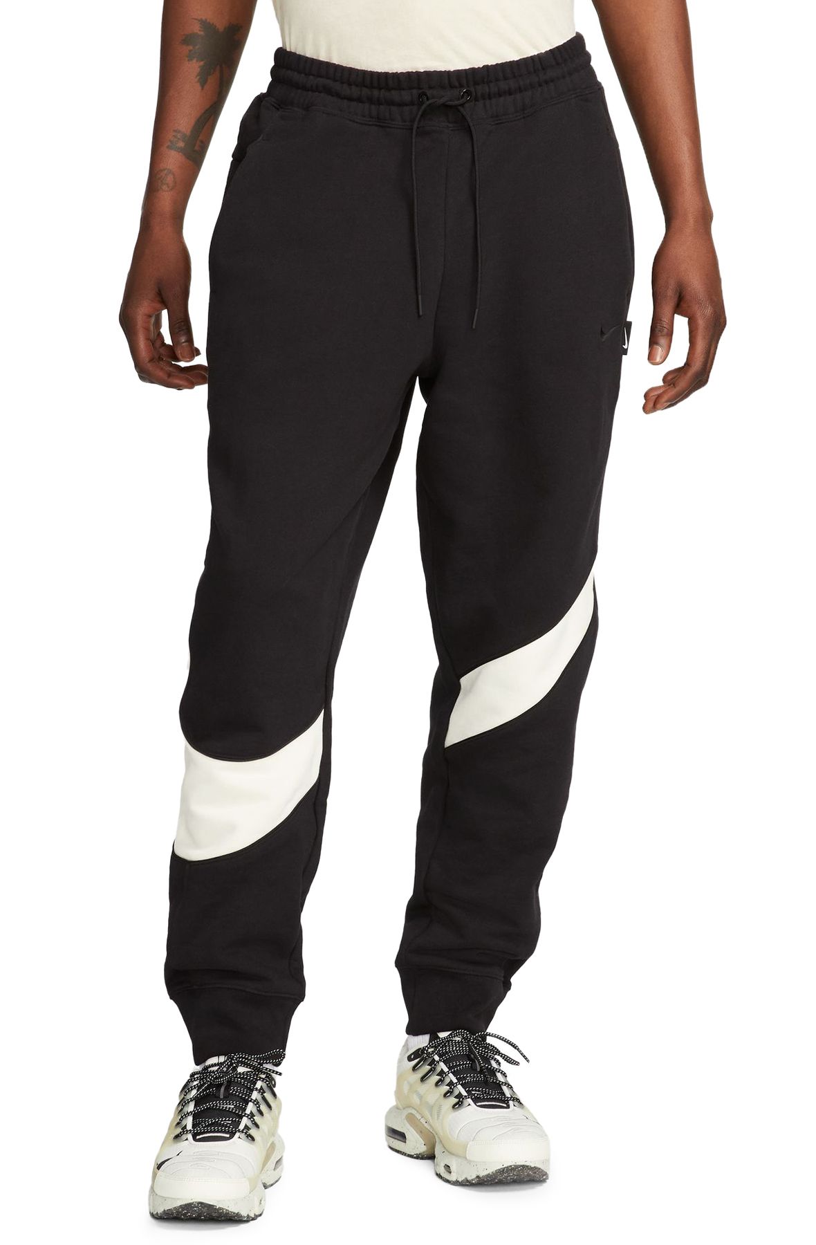 Nike Sportswear NSW Swoosh Logo Jogger Pants Black DR8951-010 Men Size  Small