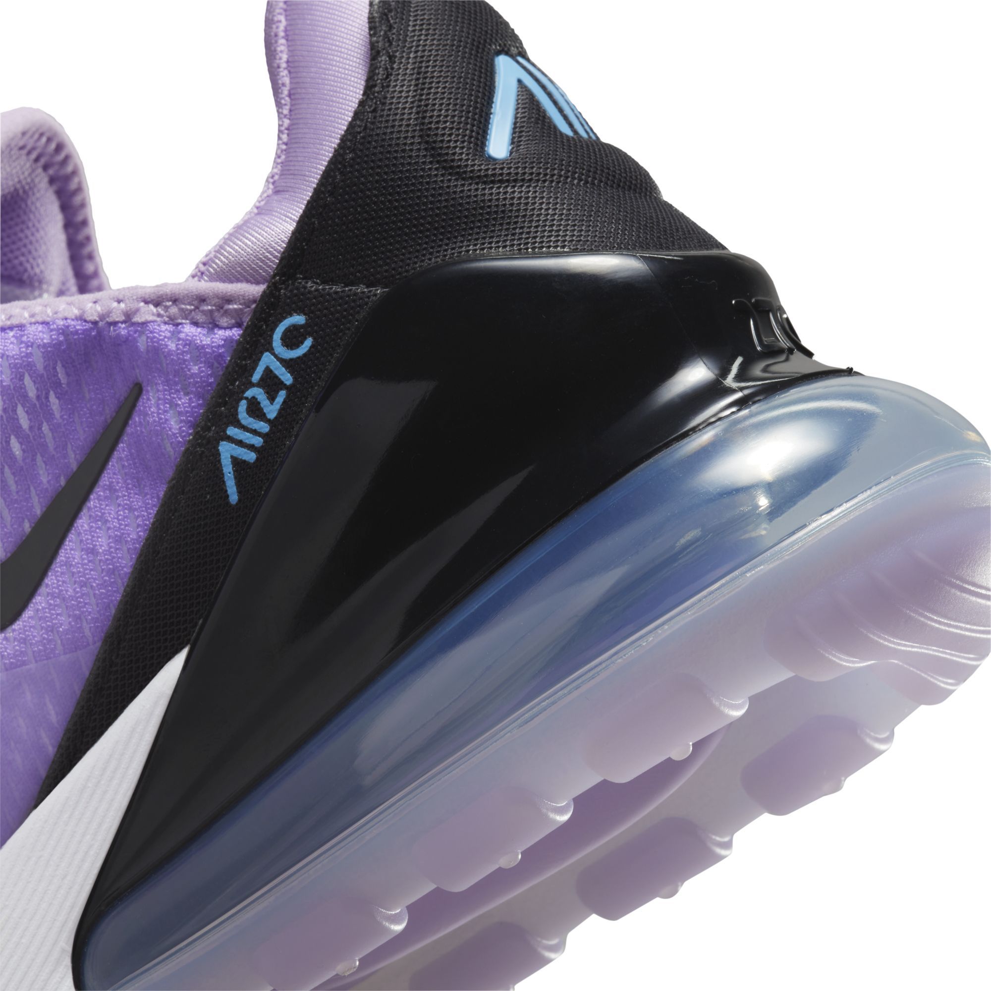 Nike Air Max 270 Lilac Black University Blue Sneakers DZ5206-500 Womens Size