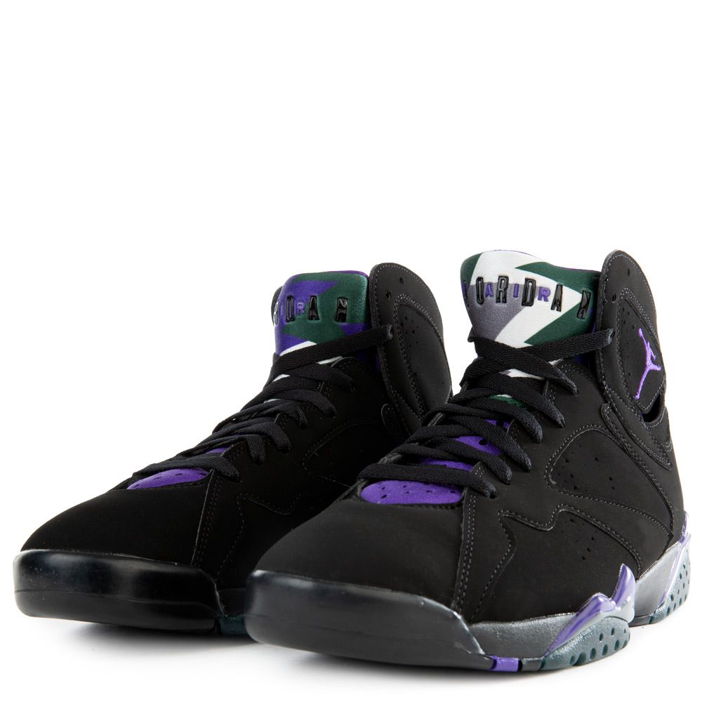black grey purple jordan 7
