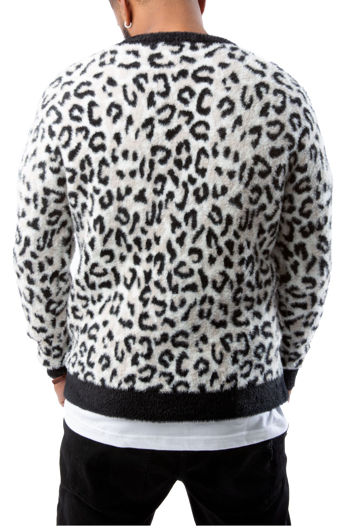 HUF Snow Cardigan Sweater KN00309-WHT - Shiekh