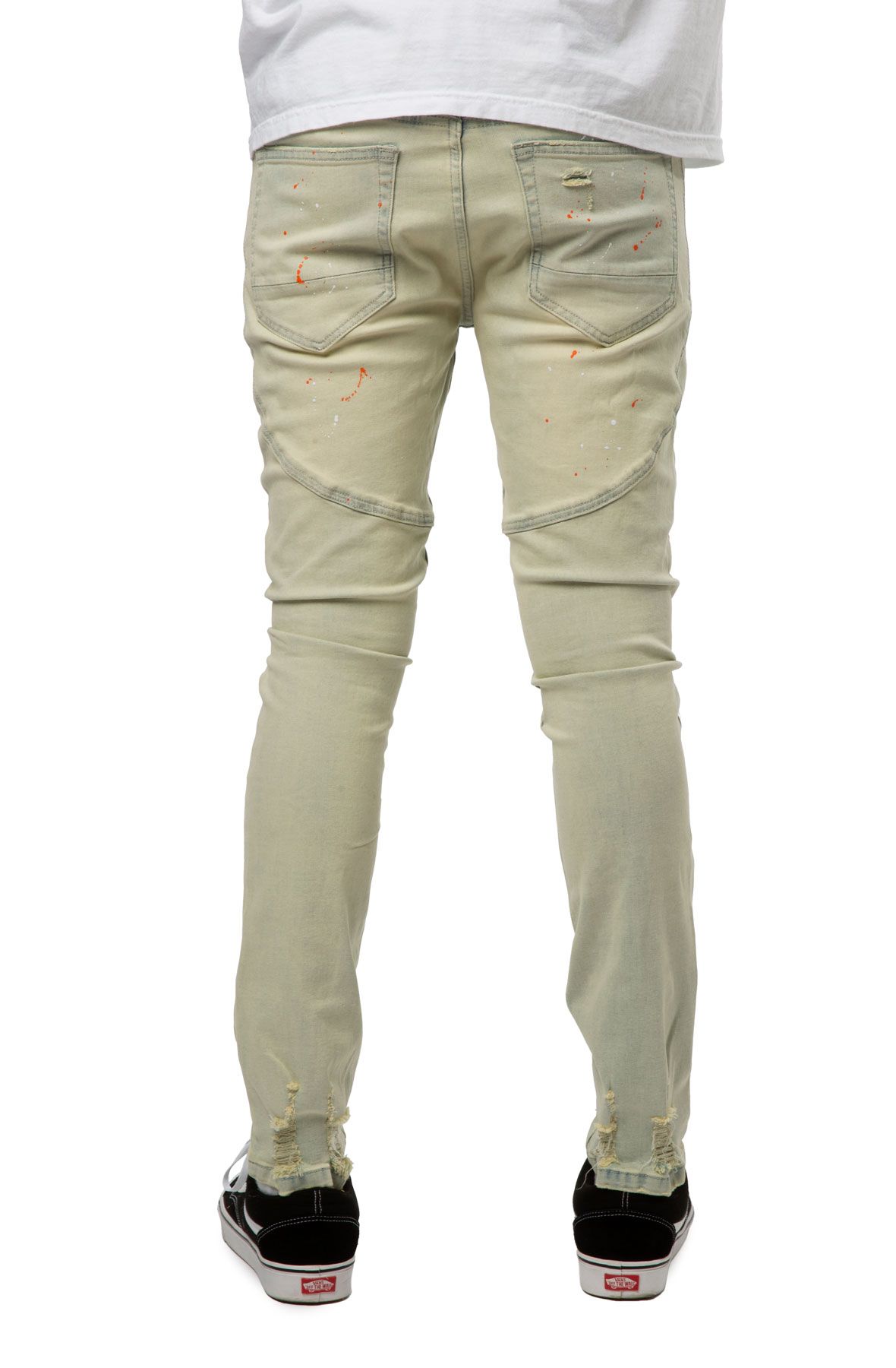 HIGH CALIBER Franklin Panel Jeans C12563-LBLUE - Shiekh