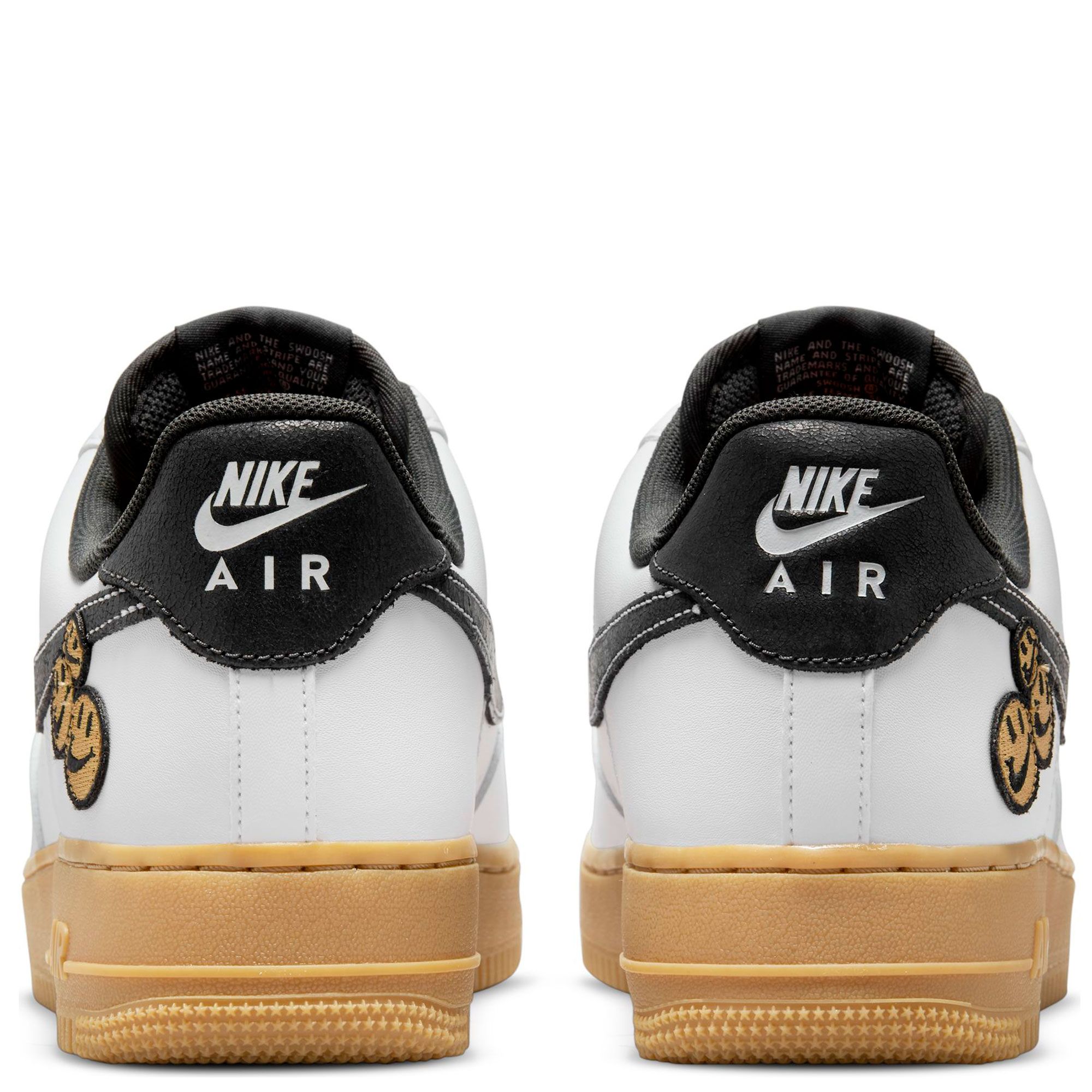 nike air force 1 low white ripstop camo black gum
