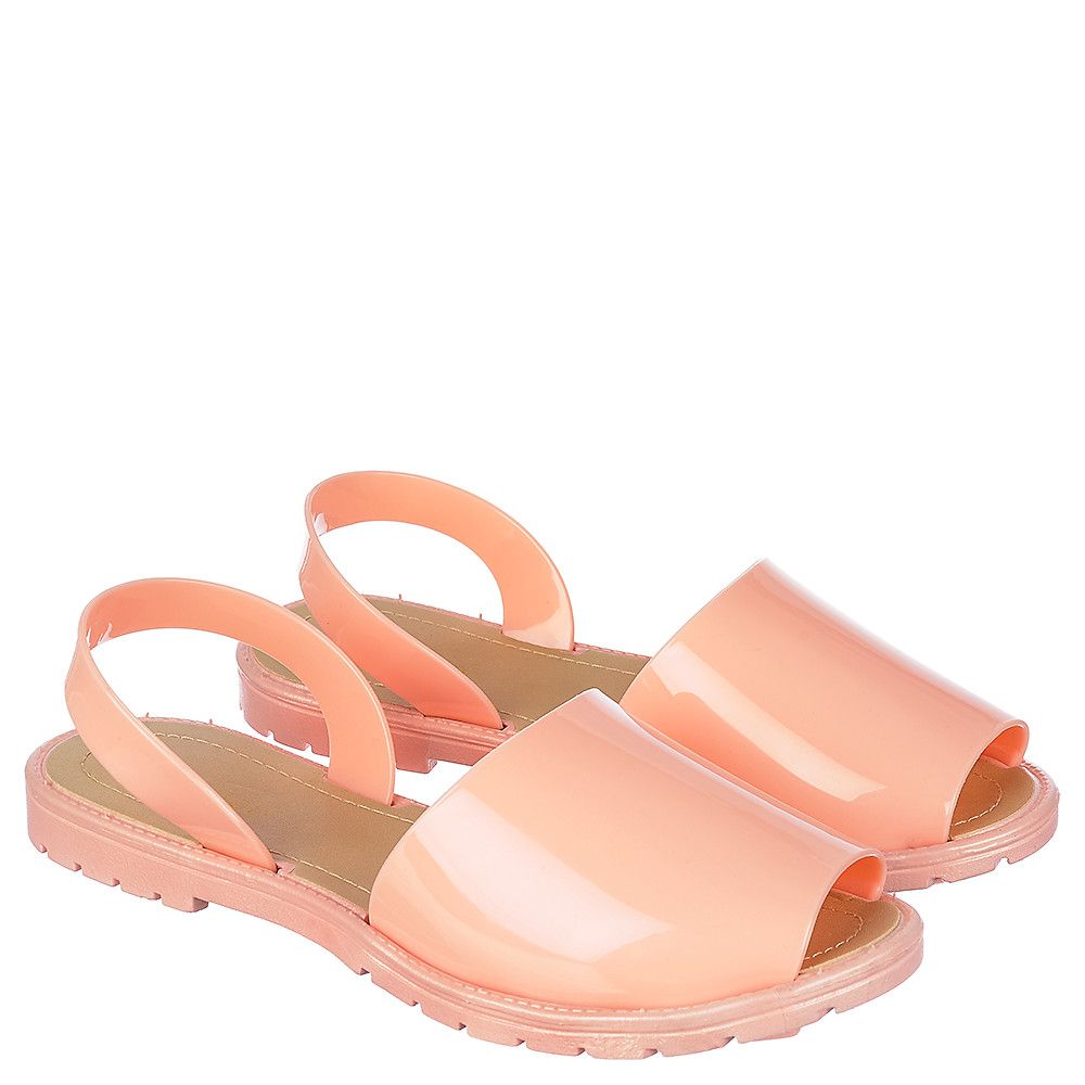 pink sling back sandals