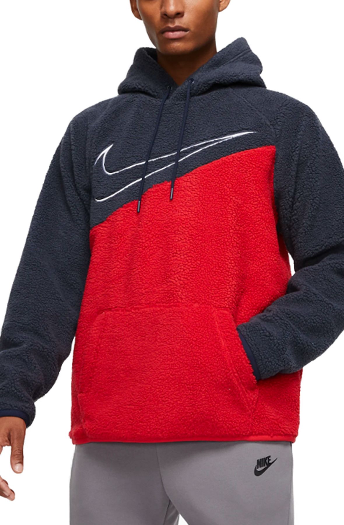 Sportswear Swoosh Sherpa Pullover Hoodie