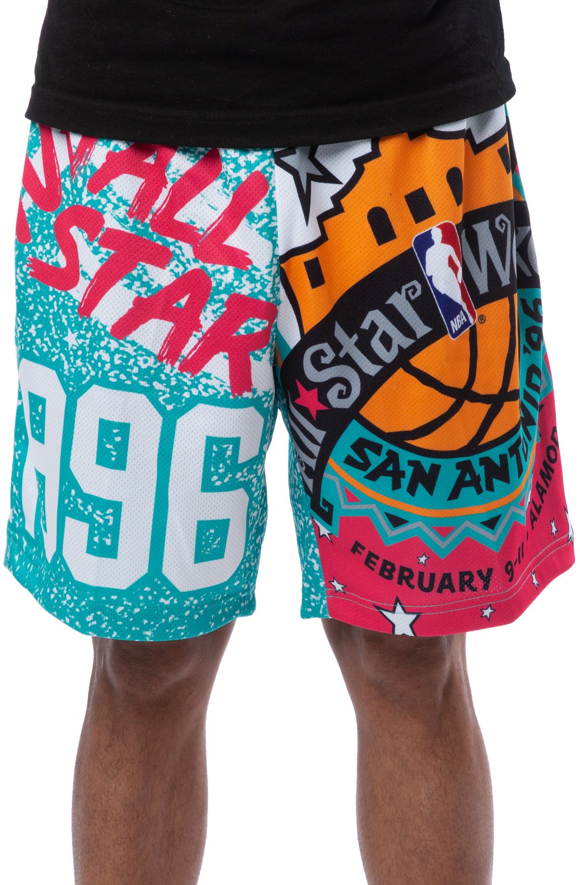 MITCHELL AND NESS NBA All Star Mesh Shorts SHORAJ19064-ASGTEAL96