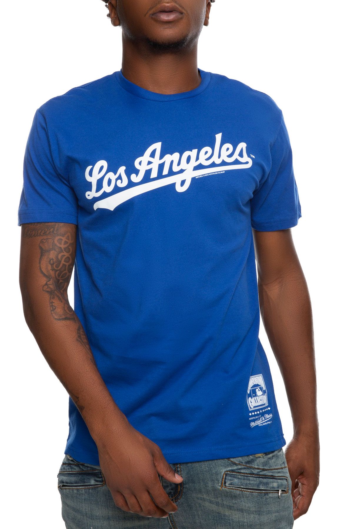 Los Angeles Dodgers Youth Mitchell & Ness Script Cotton Tank Top