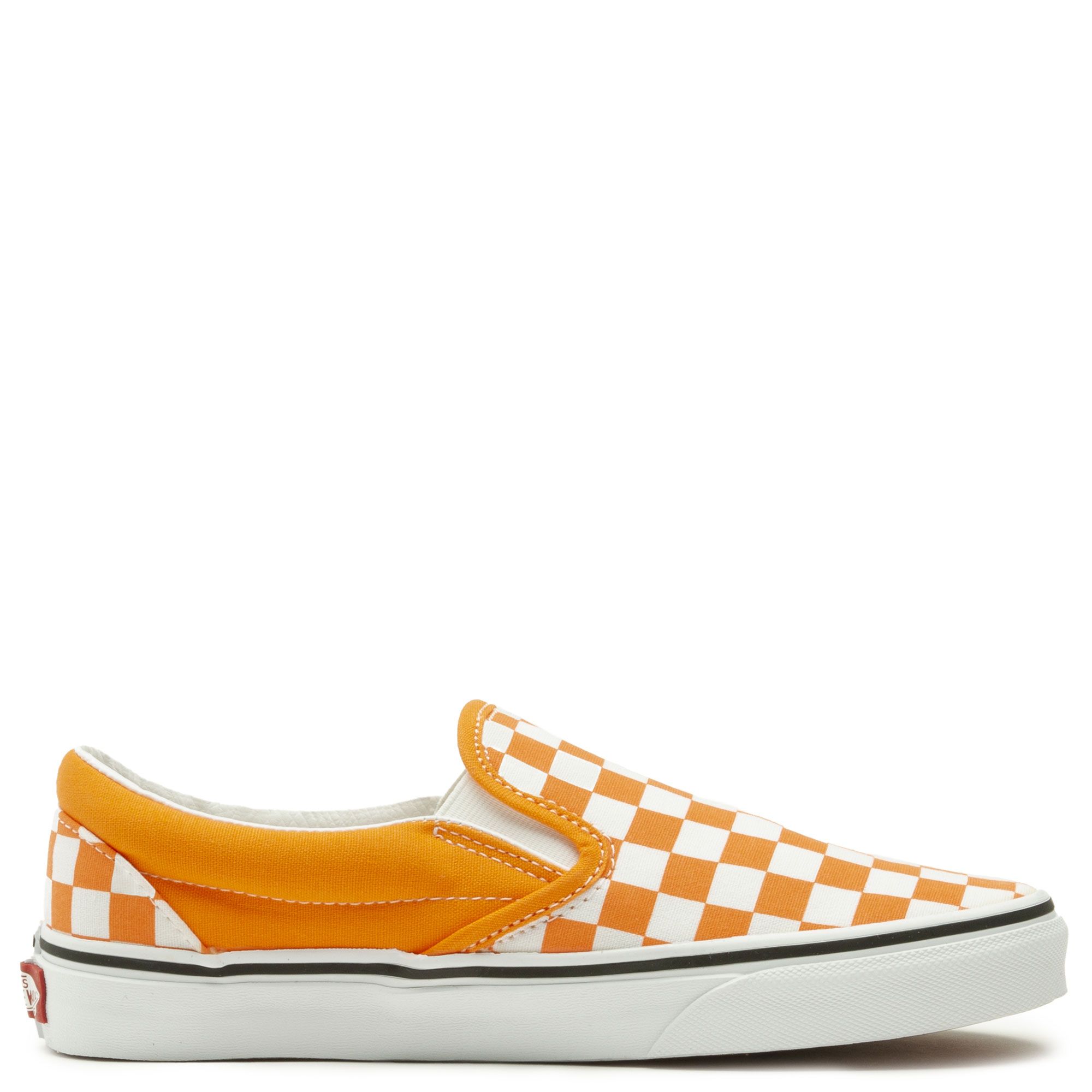 Vans, Shoes, Yellow And White Checkered Slipon Vans Size 8