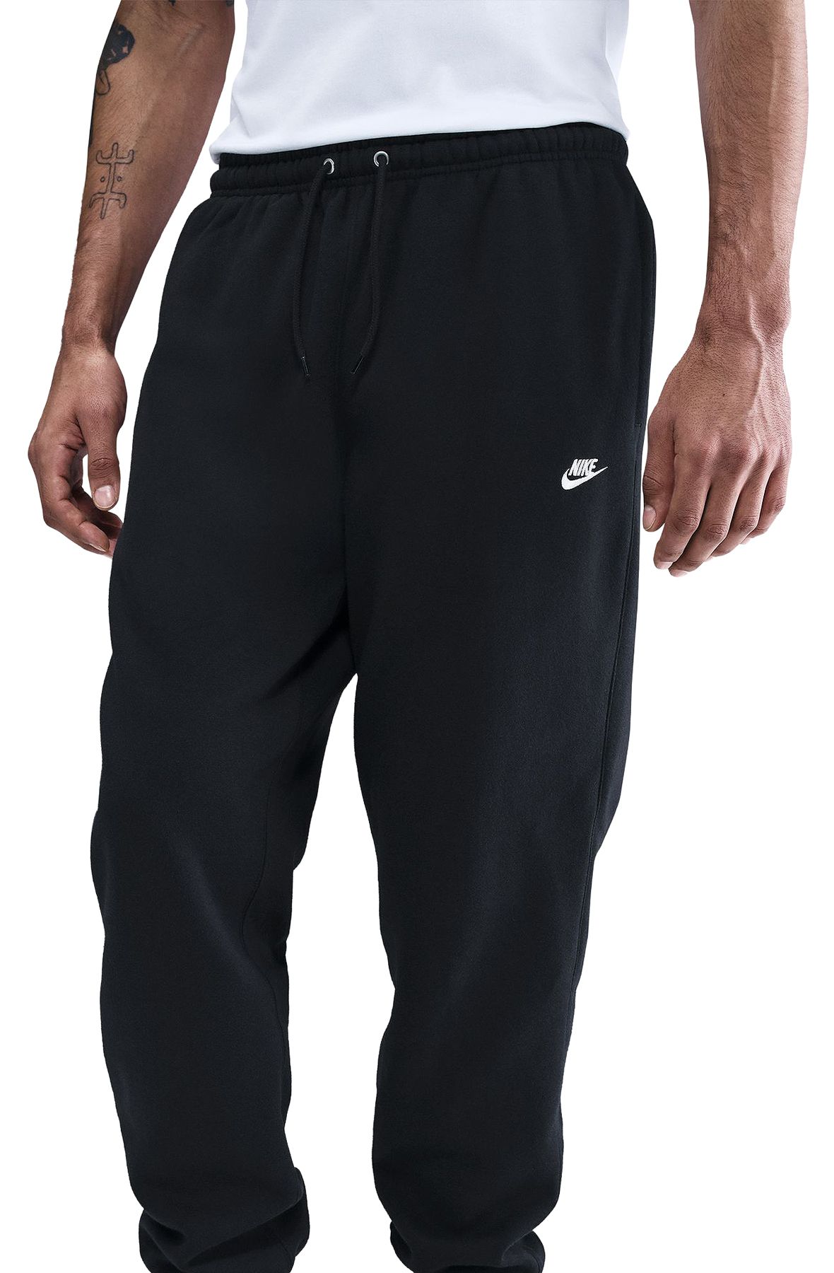 nike sweatpants cuffed bottom