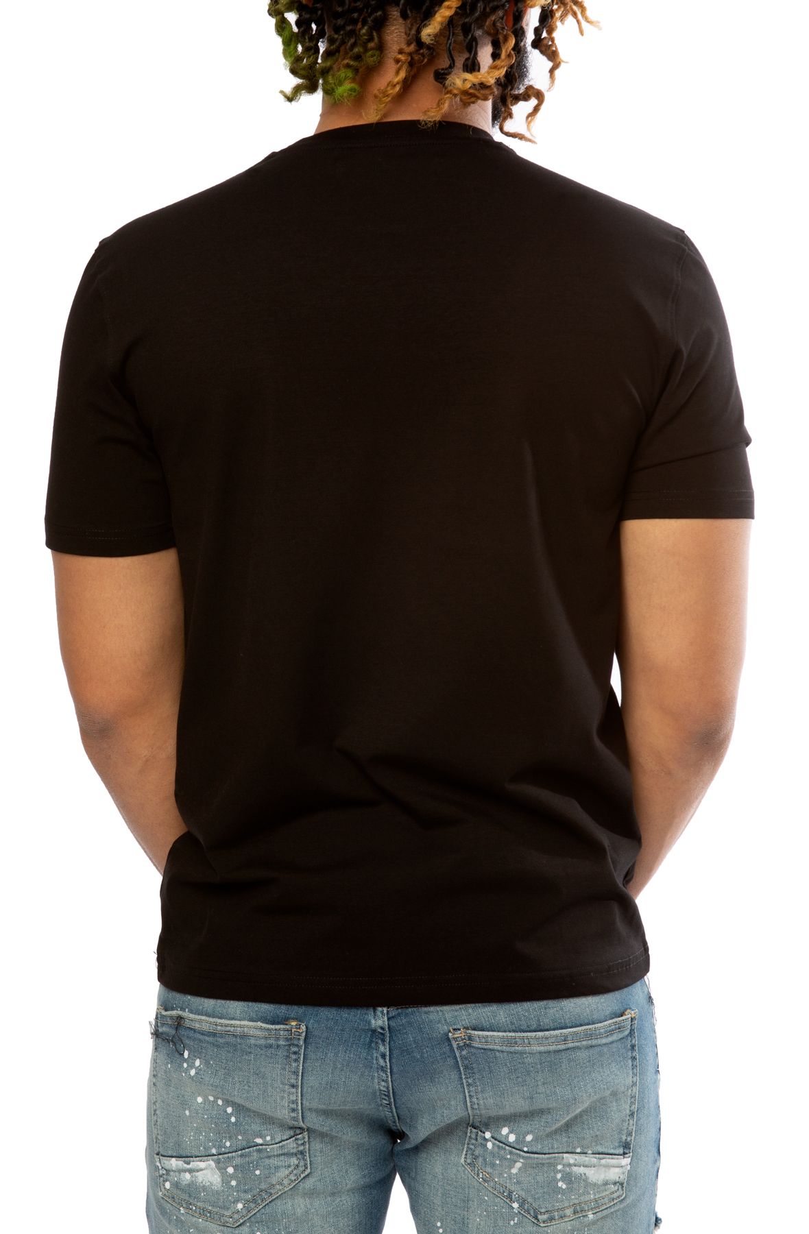 MAXIMA Electrocuted Bart Tee FM10011SH-BLK - Shiekh