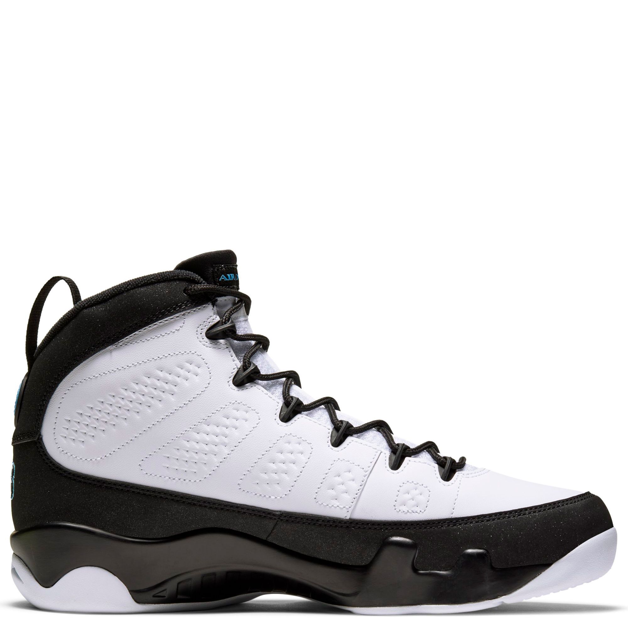 retro 9 blue and black