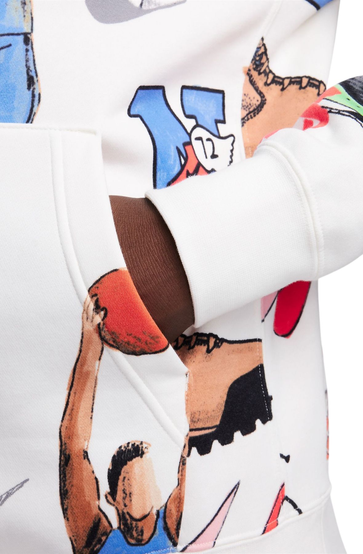 レア★希少★ NIKE WINDRUNNER PRINTED HOODIE 大迫 Nike Sportswear Color Clash Men's Pullover Hoodie (as1