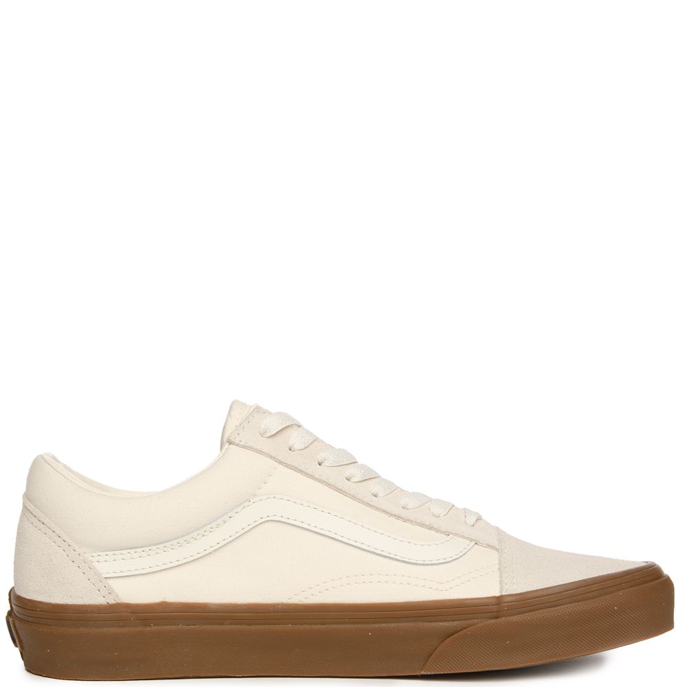 white vans with gum