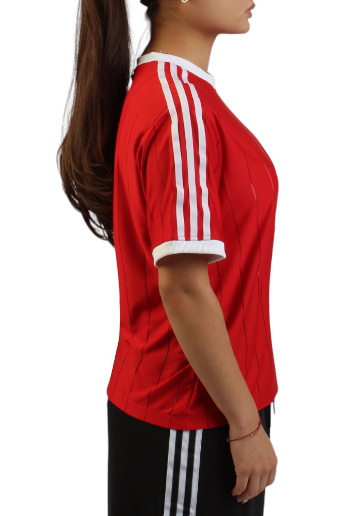Tシャツ・カットソー ADIDAS ADICOLOR 3S PINSTRIPE T 4FK1109 ADIDAS ADICOLOR 3S PINSTRIPE T 4FK1109 (adidas/Tシャツ