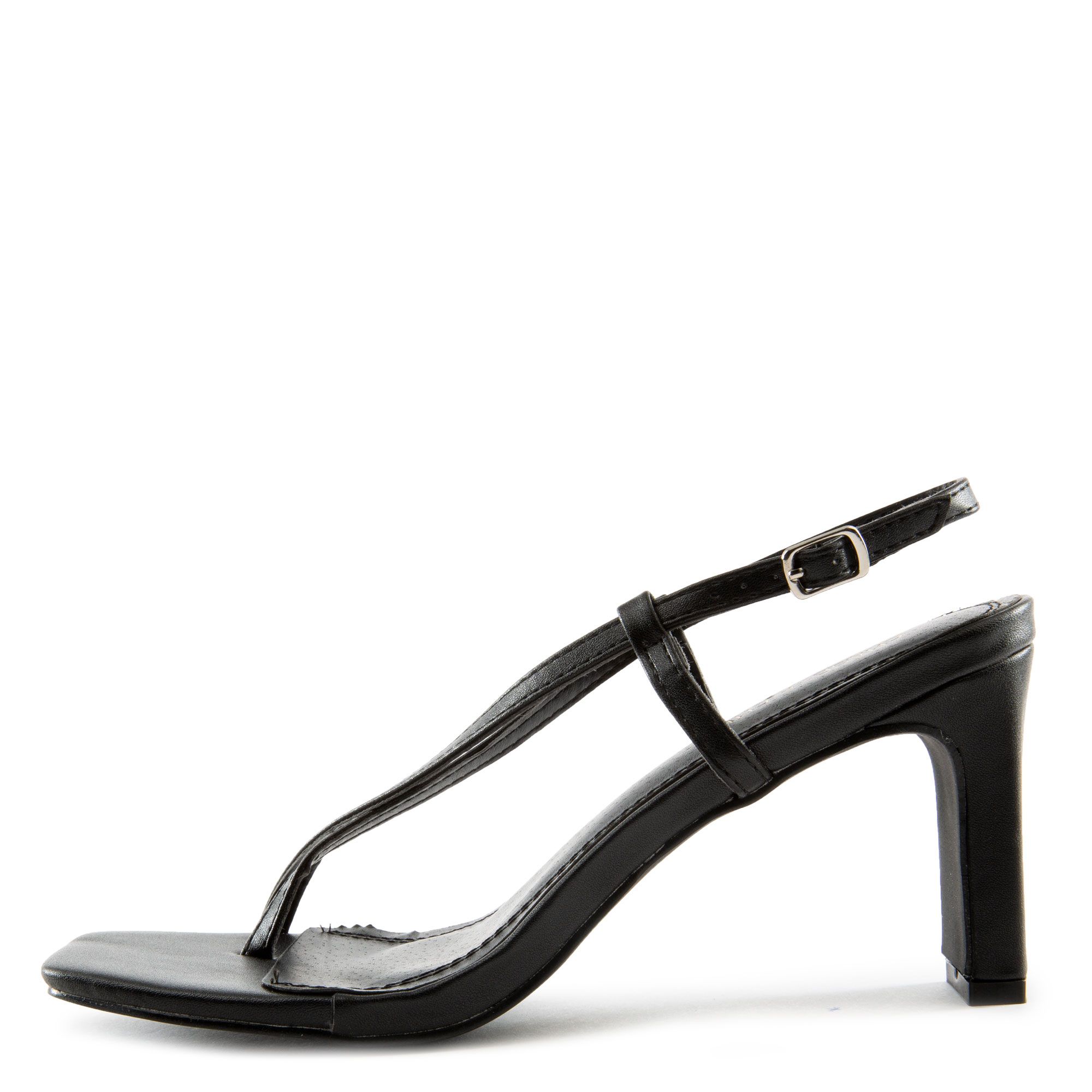 CHASE & CHLOE Loten-1 Criss Cross Low Heels LOTEN-1-BLACK - Shiekh