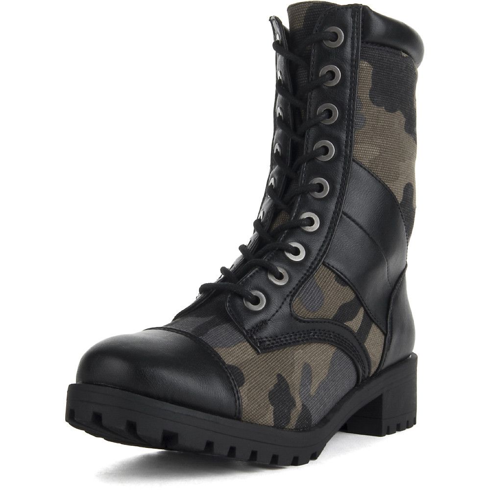 DOLLHOUSE Women's Guard Combat Boot JPM GUARD/BLKPU - Shiekh