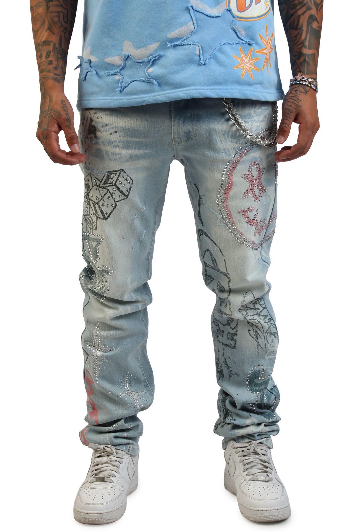 SMOKE RISE Kori Smiley Jeans JP26S425SK-KORI - Shiekh