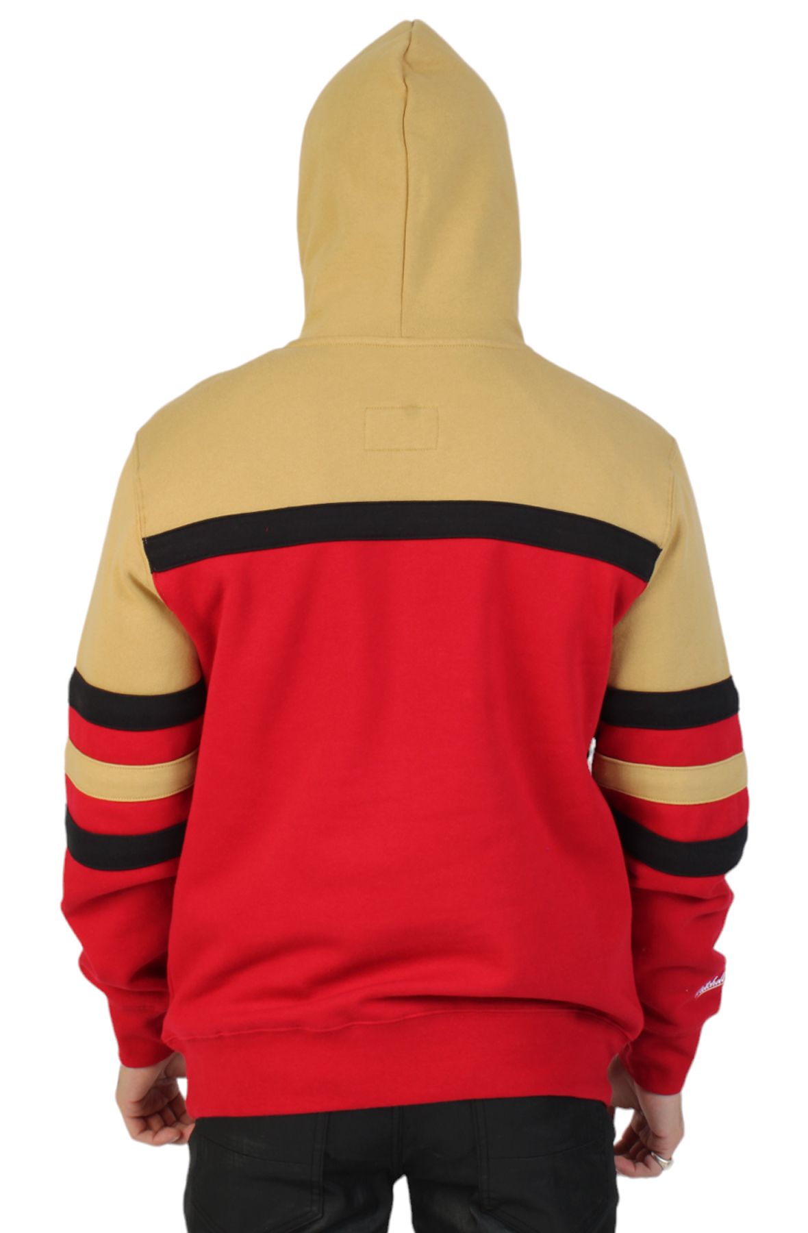 MITCHELL AND NESS Chicago Bulls Coach Hoodie FPHD6293-CBUYYPPPSCAR
