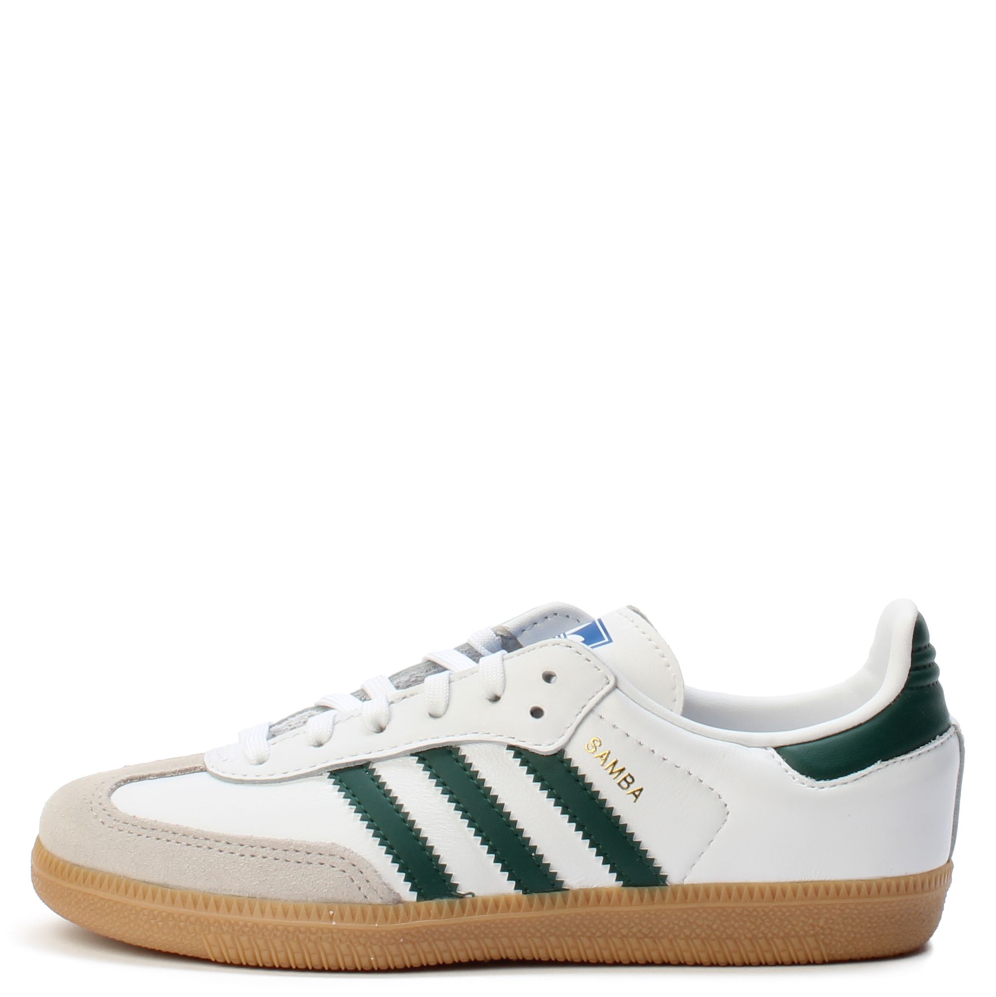 ♪新品20cm adidas SAMBA OG C♪ Adidas Originals Kids Samba OG (FTWR WHITE/COLLEGIATE GREEN