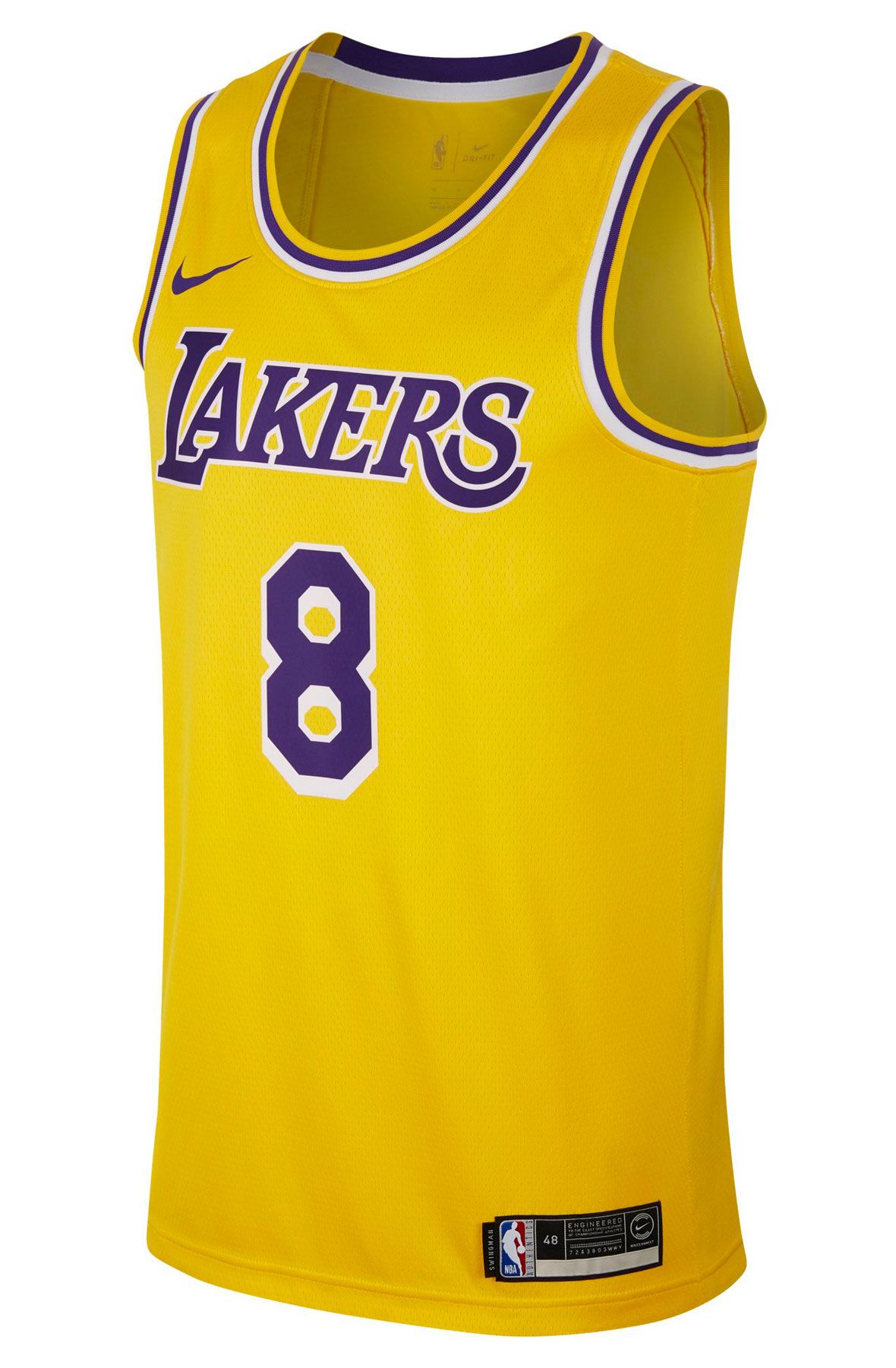Nike Kobe Bryant Los Angeles Lakers Yellow Authentic Jersey - Icon Edition