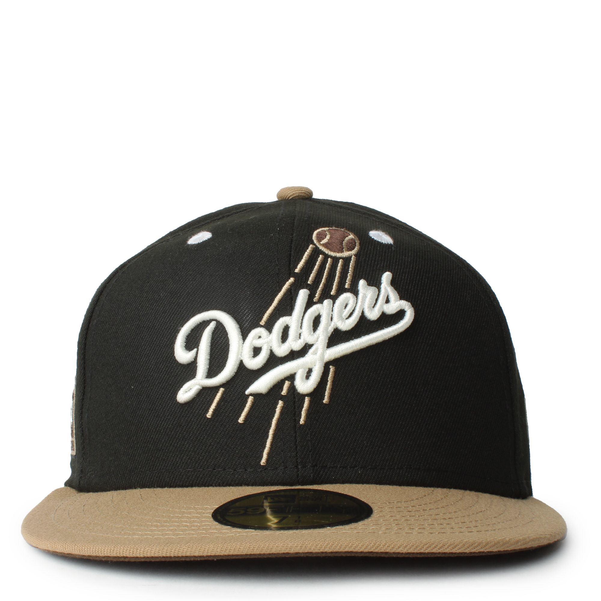 NEW ERA CAPS Los Angeles Dodgers Khaki 59Fifty Fitted Hat 70782454