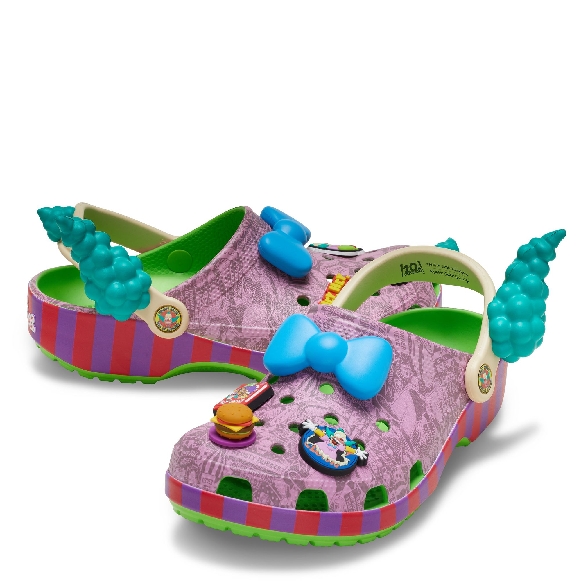★CROCS★ The Simpsons Krusty Classic Clog Multi 21110790H 2 Shop Crocs The Simpsons Krusty Classic Clog 211107-90H