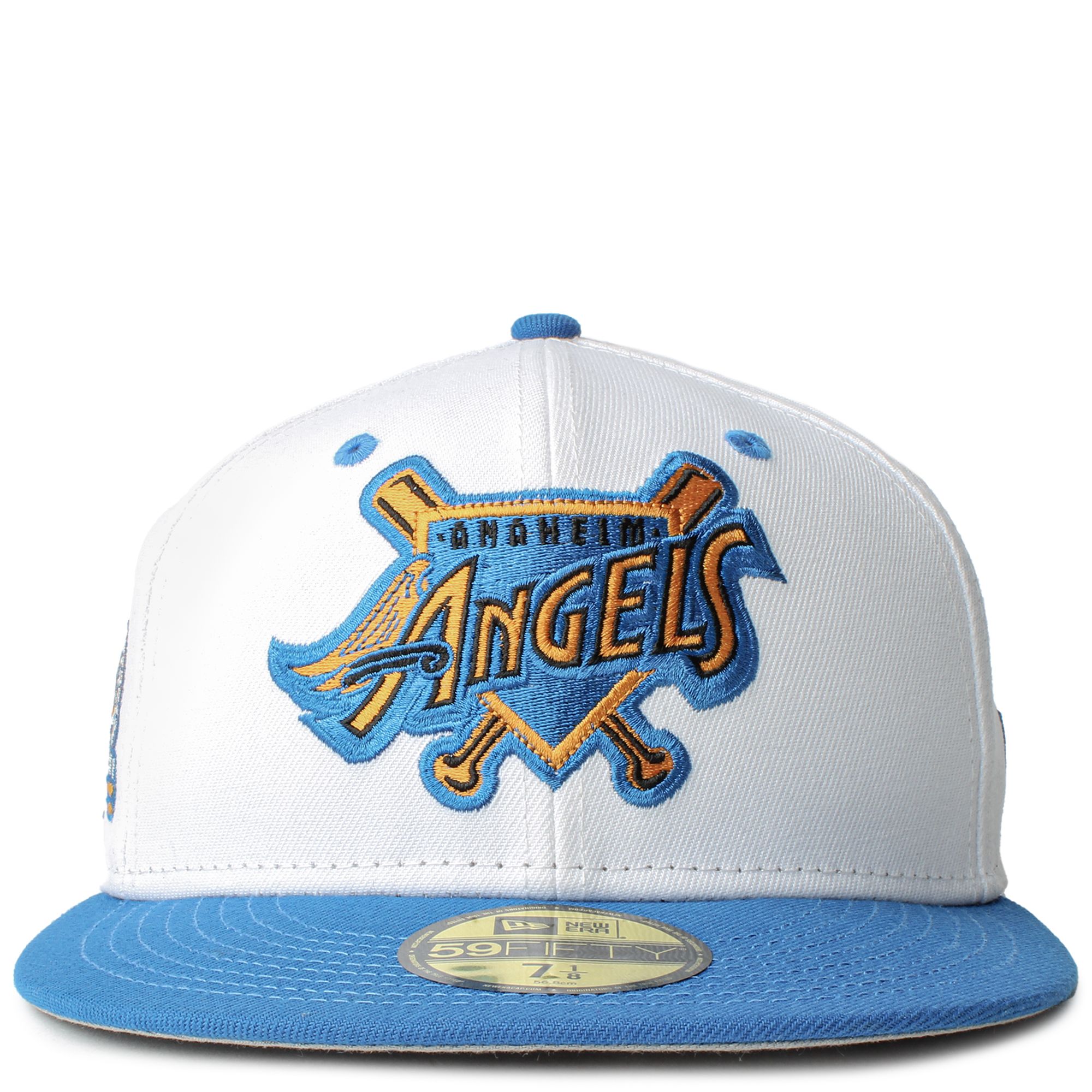 Los Angeles Angels New Era 5950 Fitted Hat - Black/White