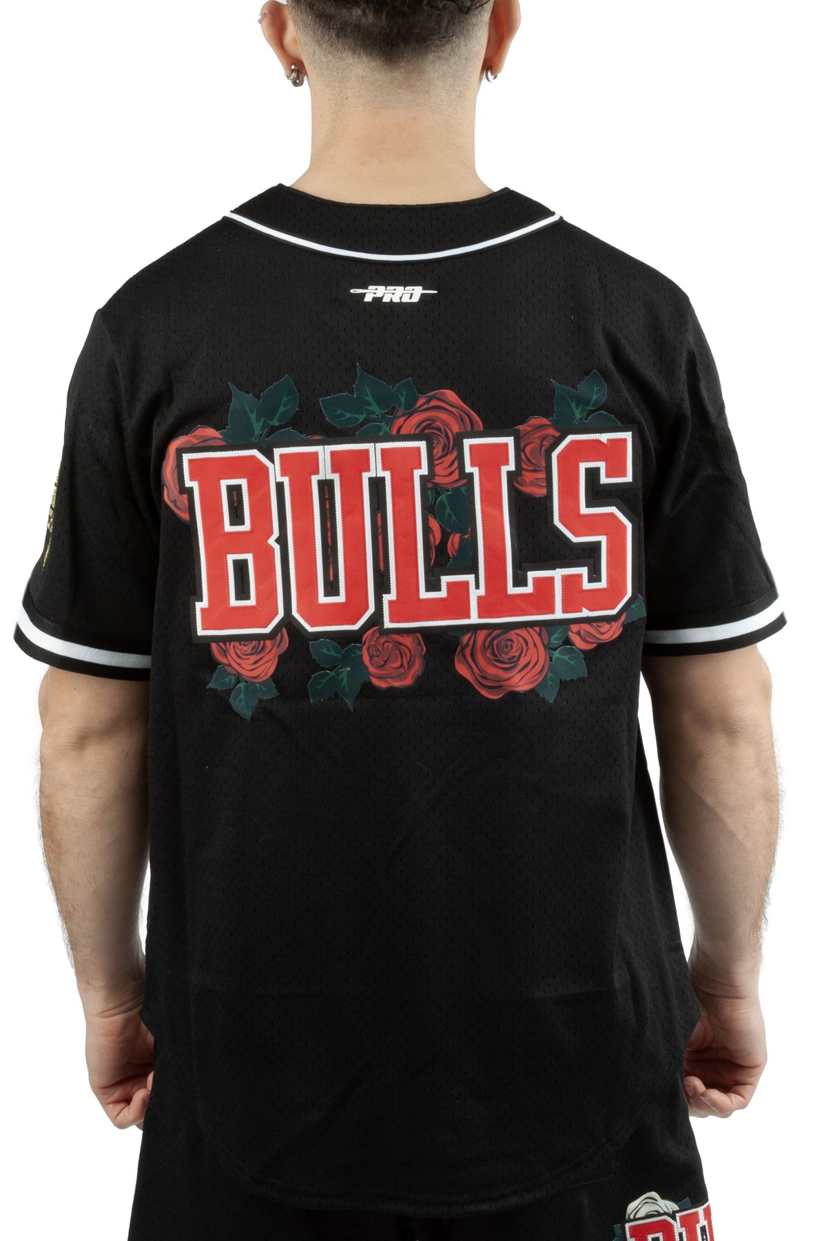 PRO STANDARD Bulls Roses Baseball Jersey BCB155743-BKR - Shiekh