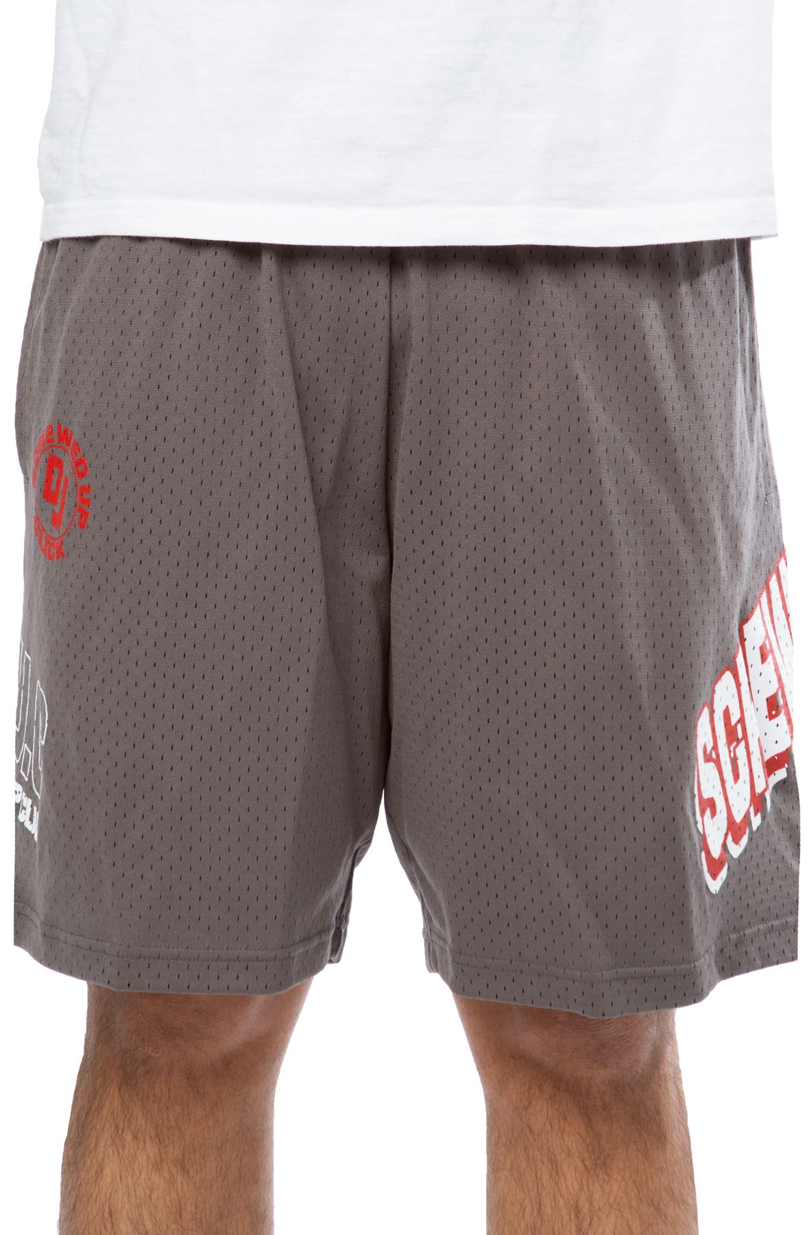 MITCHELL AND NESS DJ Screw 1.5 Screwville Shorts BMMSDX21014-CLBGREY ...