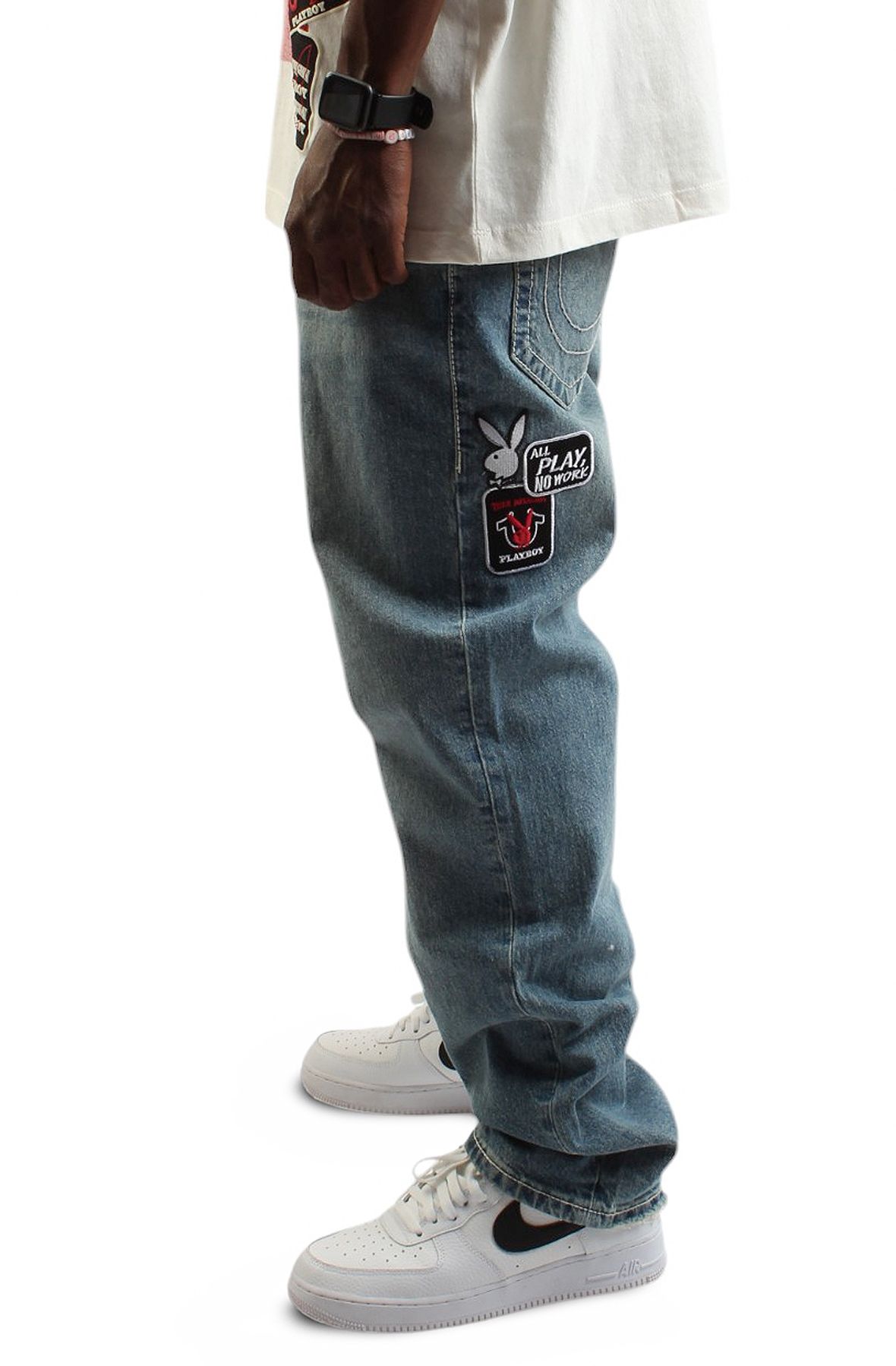 TRUE RELIGION Playboy Bobby Flap Jean 109416C - Shiekh