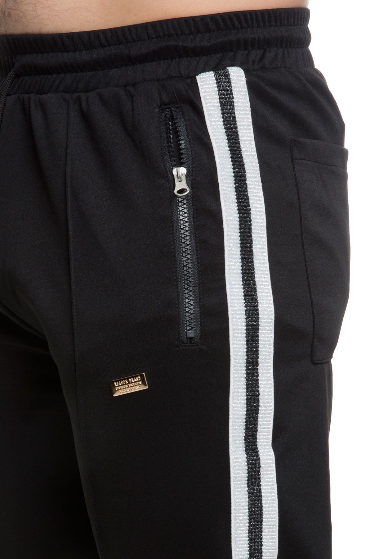 mens track pants black