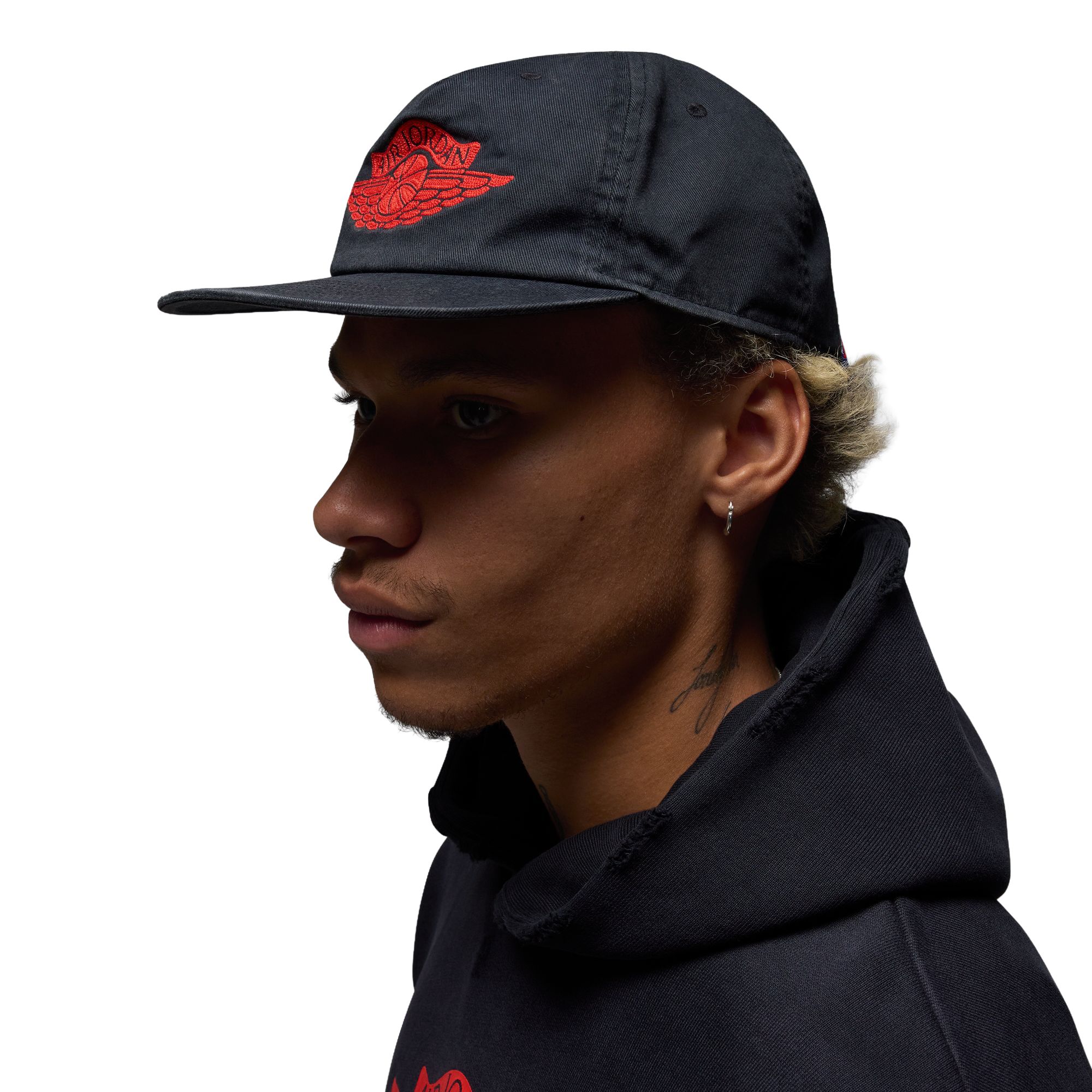 ★Nike★ Jordan Pro Rare Air Unstructured Hat Black Chile Re JORDAN Pro Rare Air Unstructured Hat IB3009 010 - Shiekh