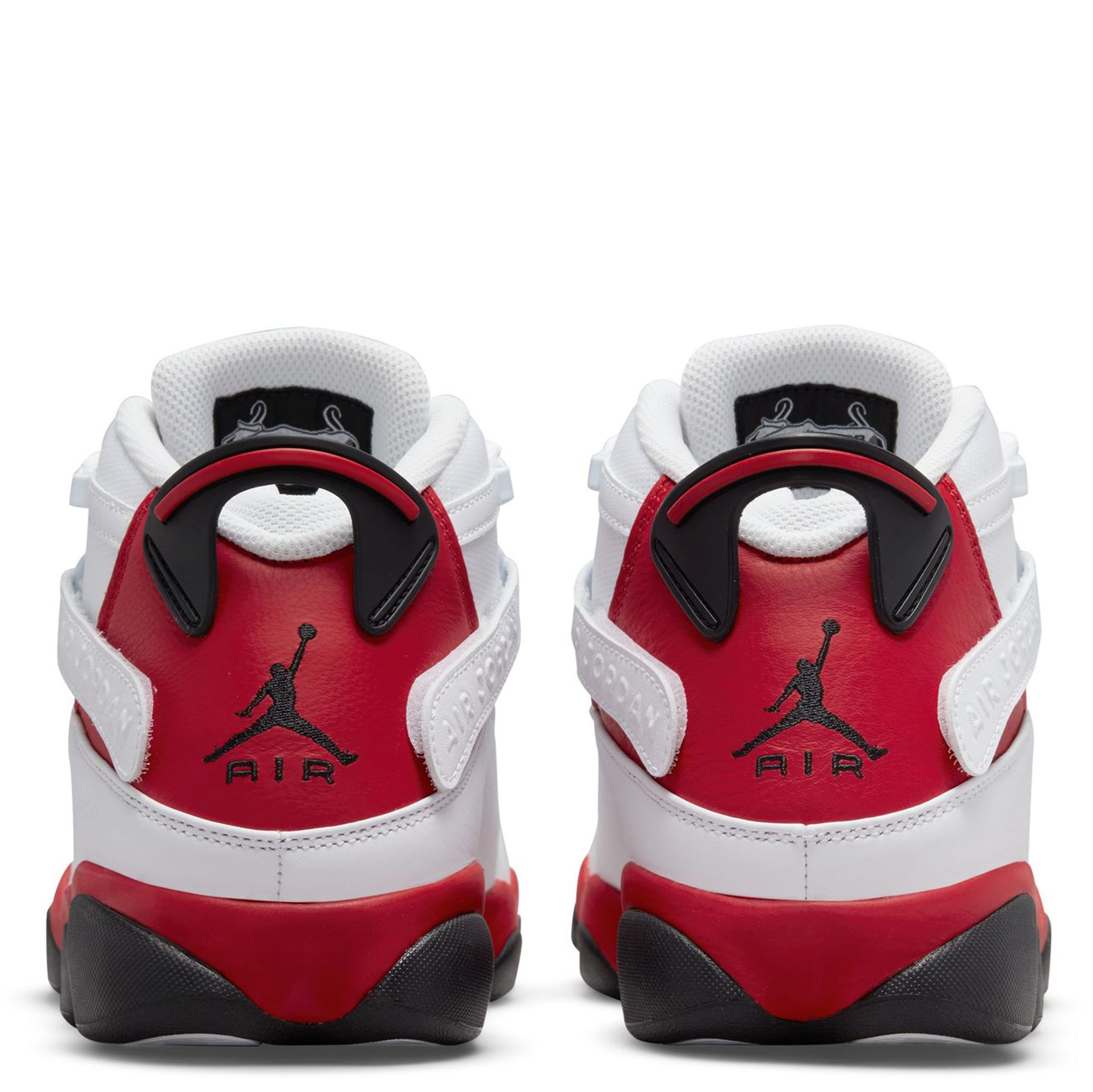 jordan 6 rings white university red