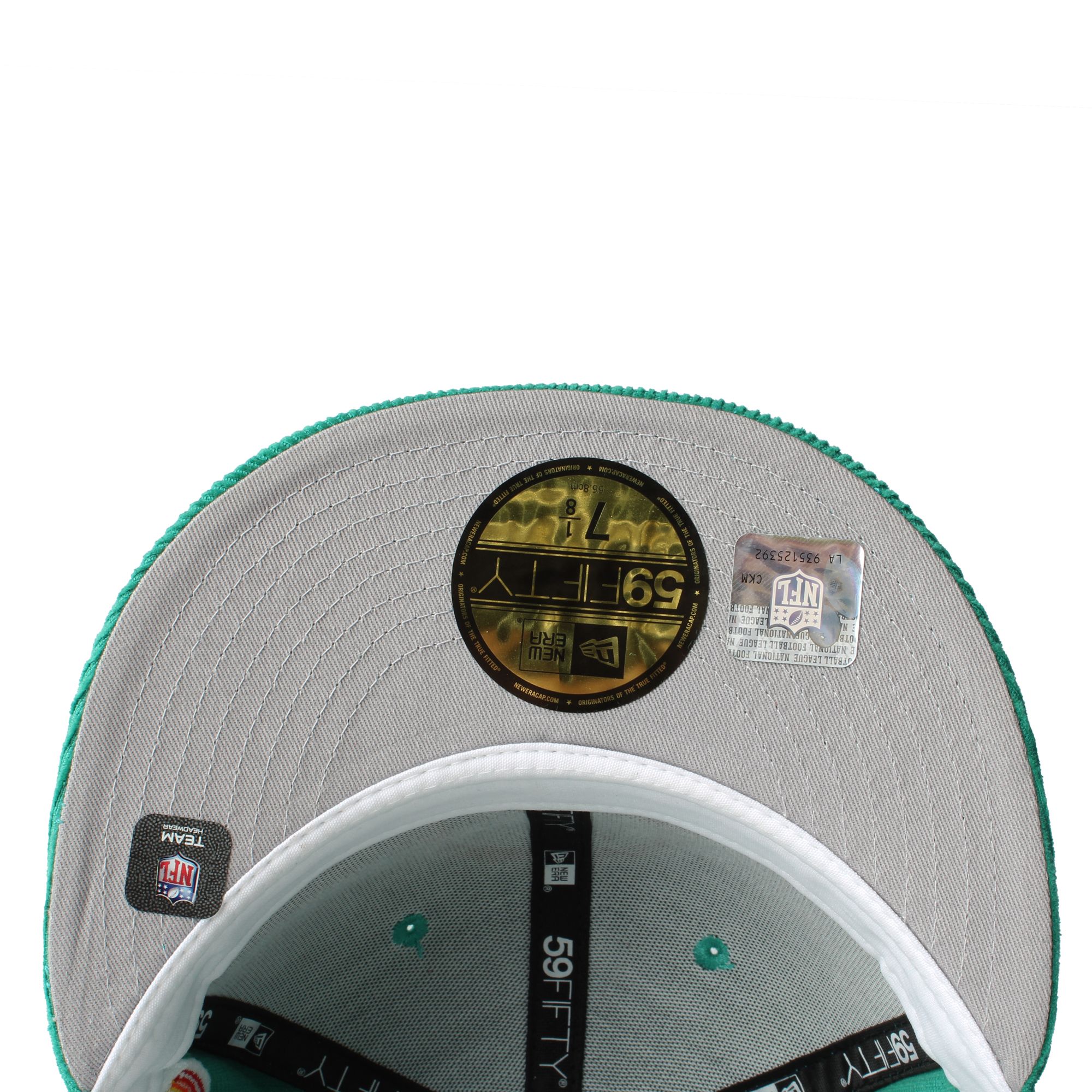 New Era Caps Miami Dolphins Throwback 59FIFTY Fitted Hat Green