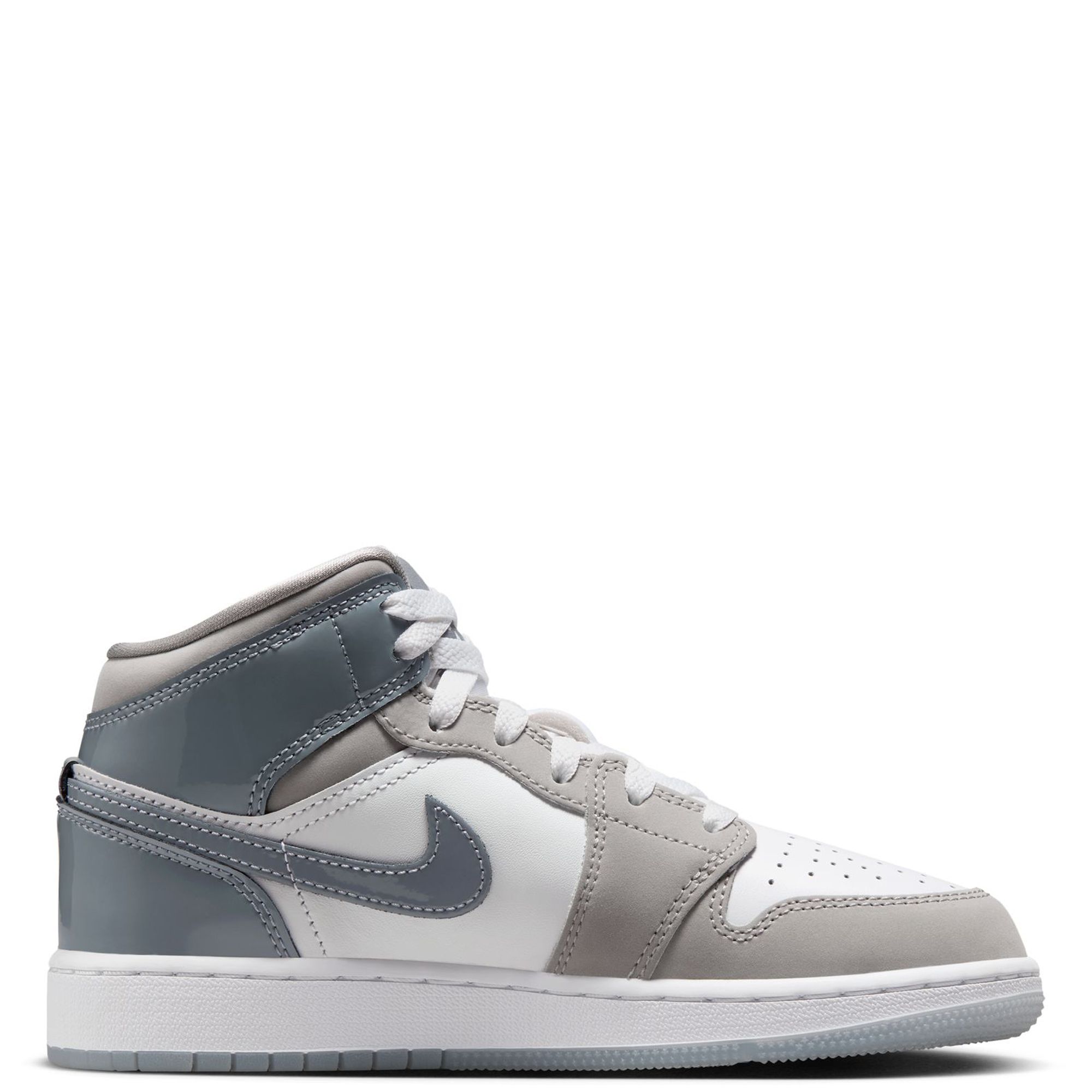 jordan air 1 mid grey junior