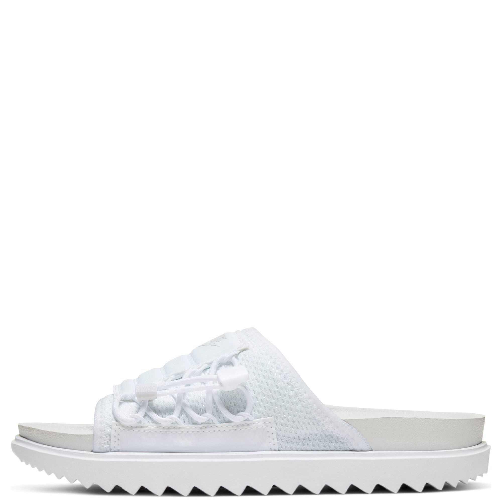 white nike asuna slides