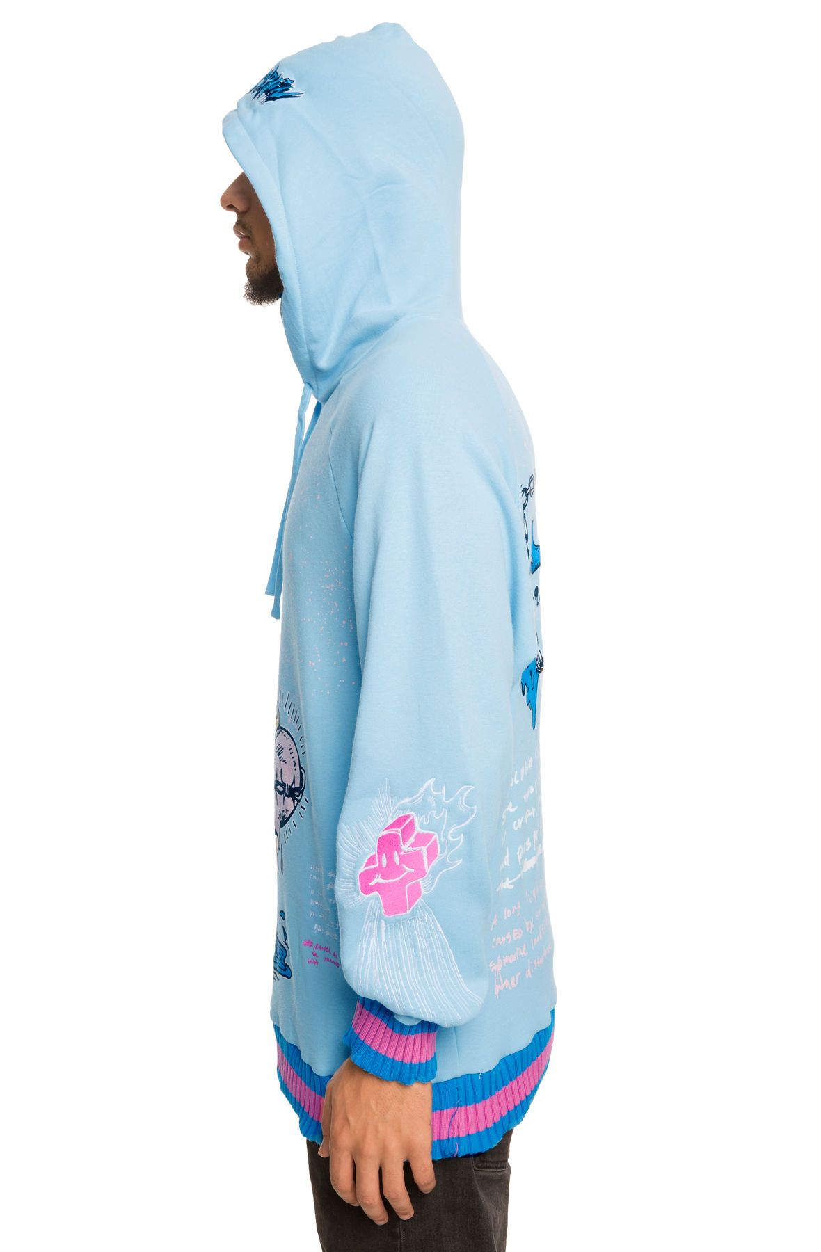 pink dolphin drip drip hoodie