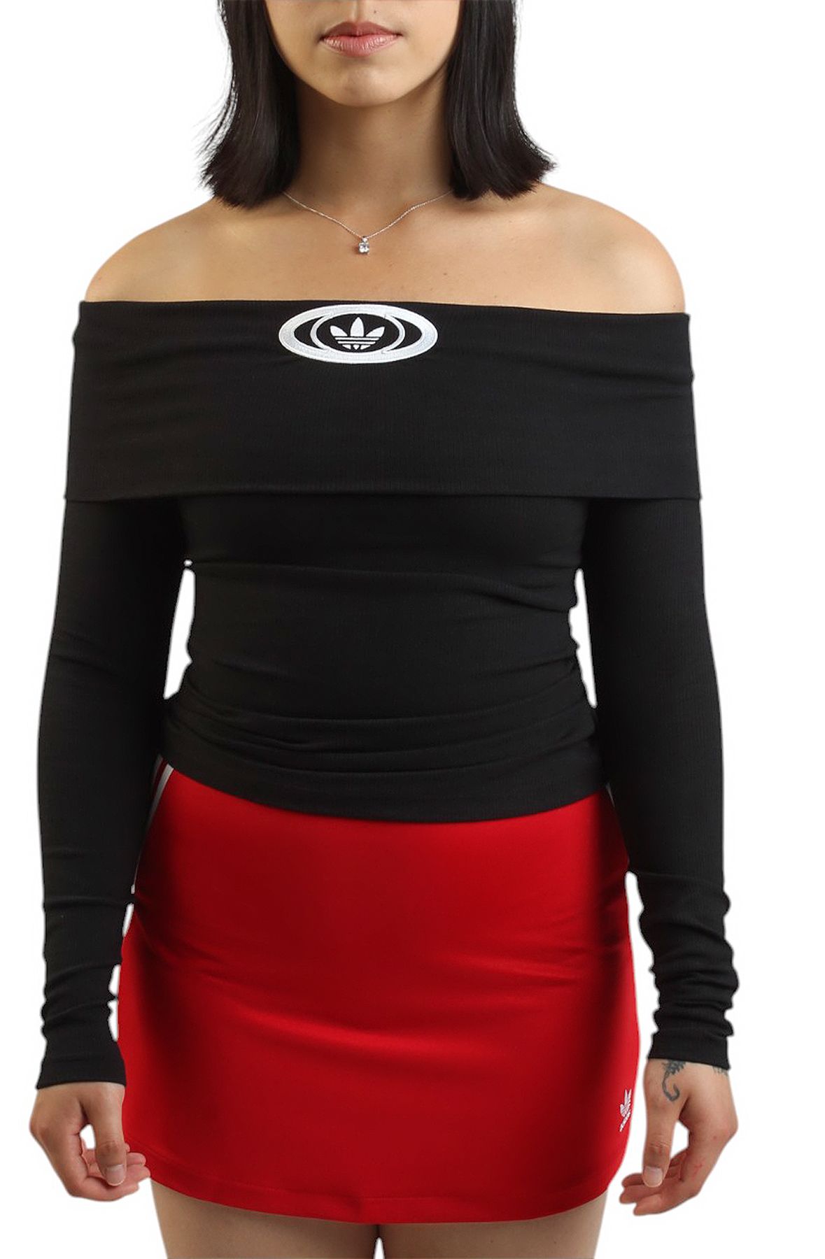 ◆adidas◆ Off shoulder top black KA2690 d7f71d8ea9a5d904fa75f18300f2ef